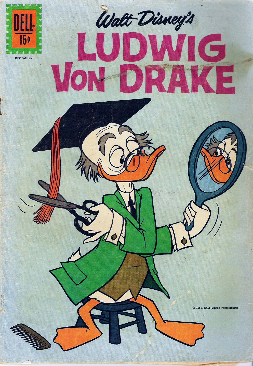 Read online Walt Disney's Ludwig Von Drake comic -  Issue #1 - 1