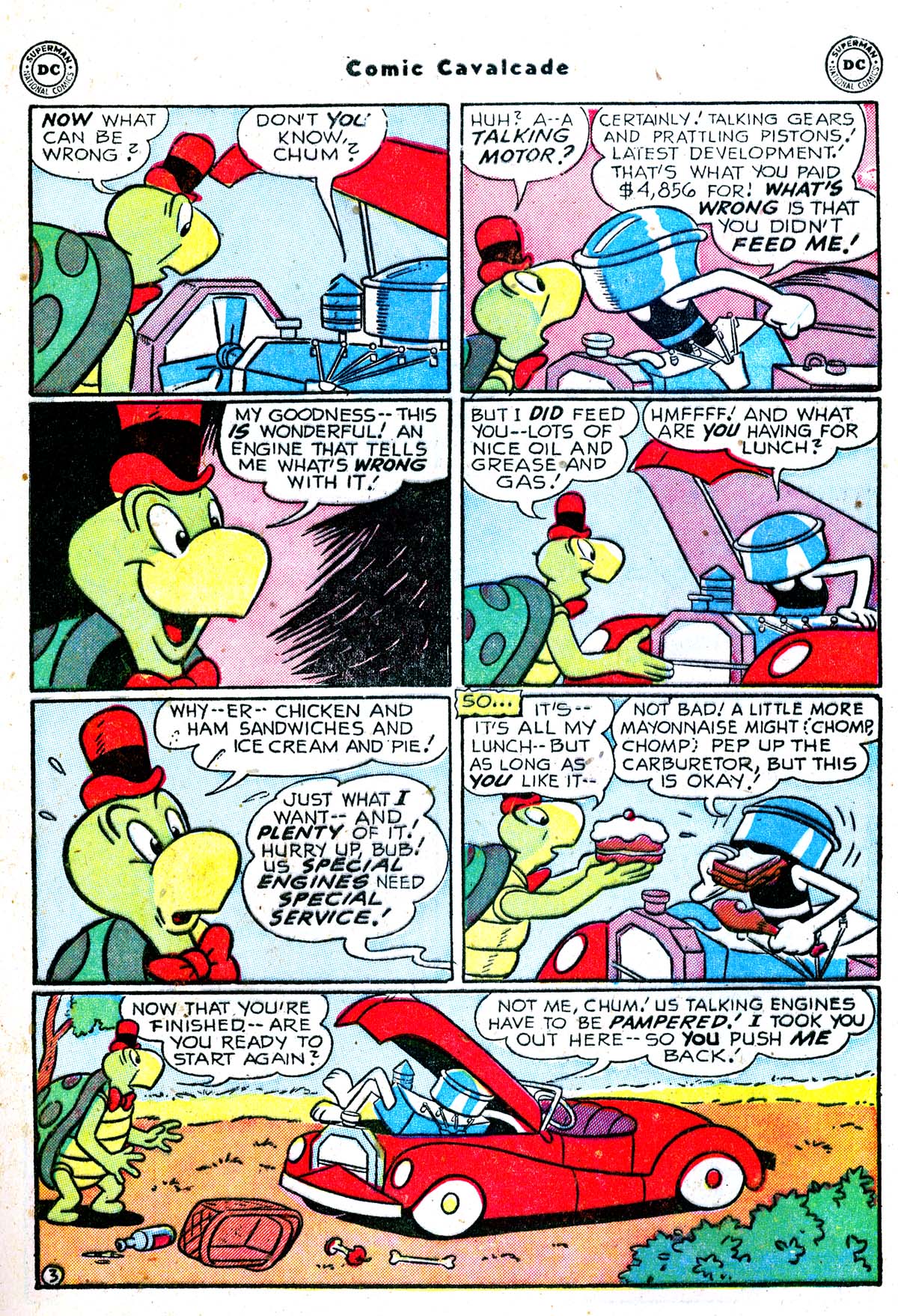 Read online Comic Cavalcade comic -  Issue #48 - 15