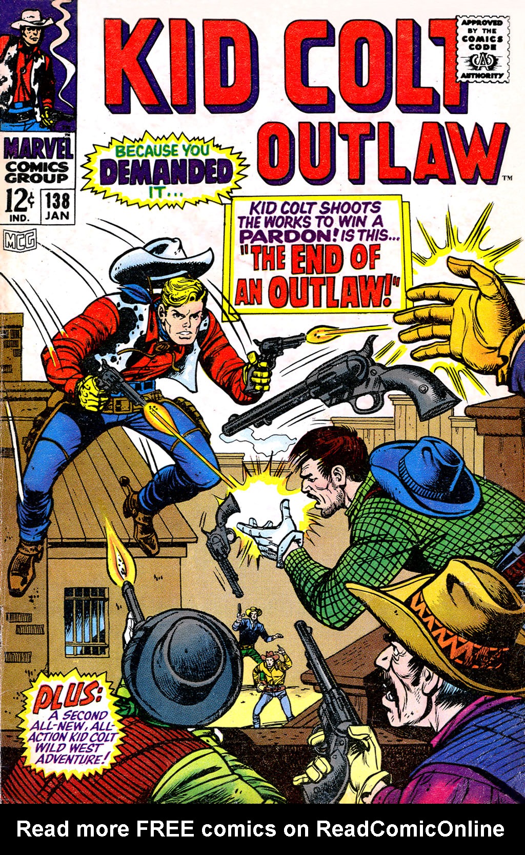Read online Kid Colt Outlaw comic -  Issue #138 - 1