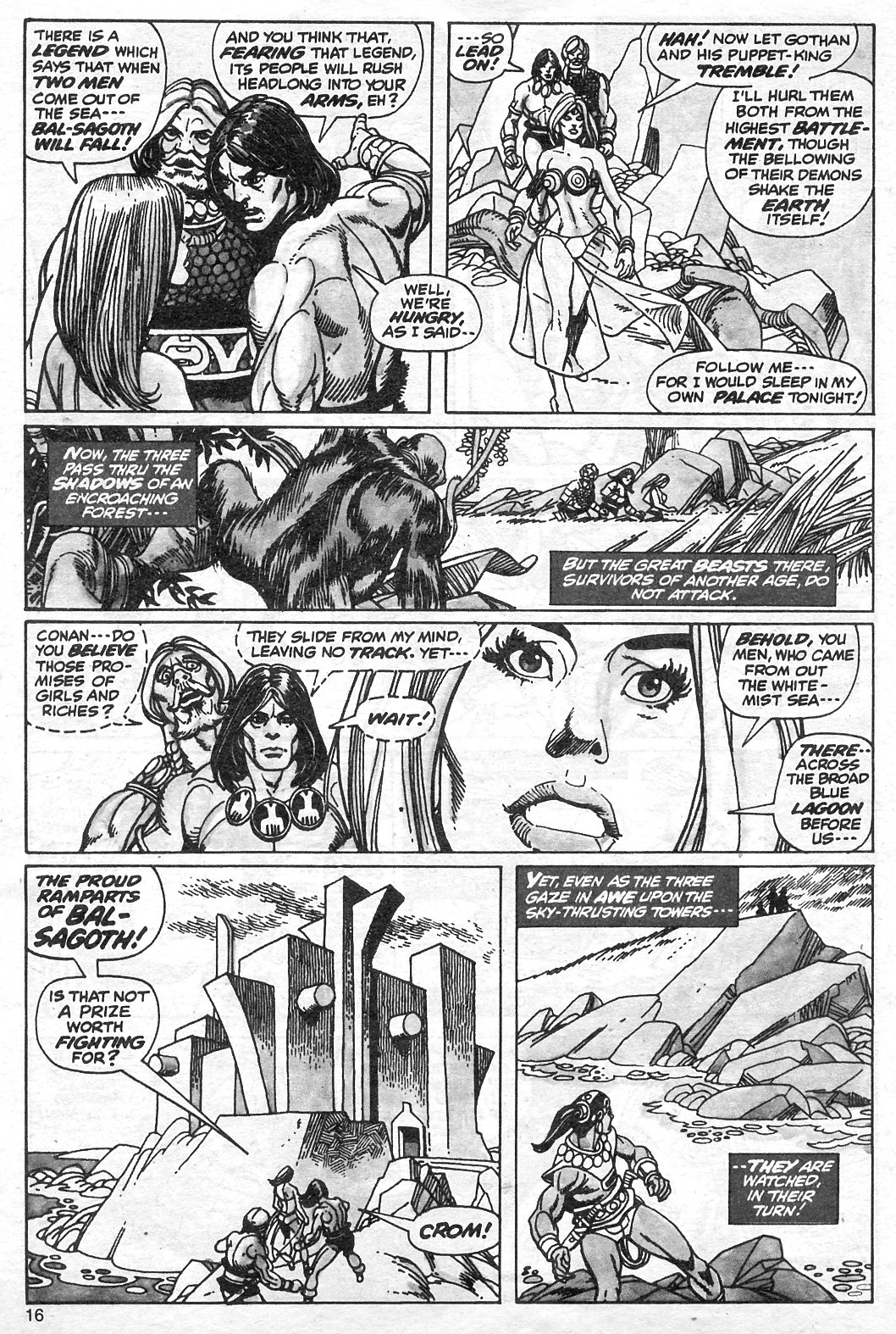 Read online The Savage Sword Of Conan comic -  Issue #13 - 16