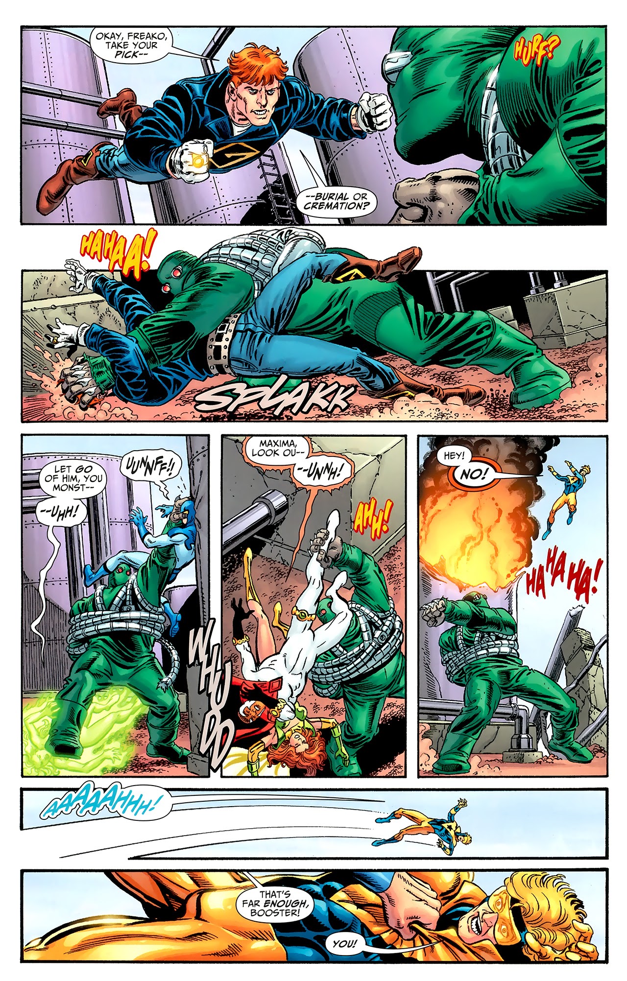 Read online DC Universe: Legacies comic -  Issue #7 - 9