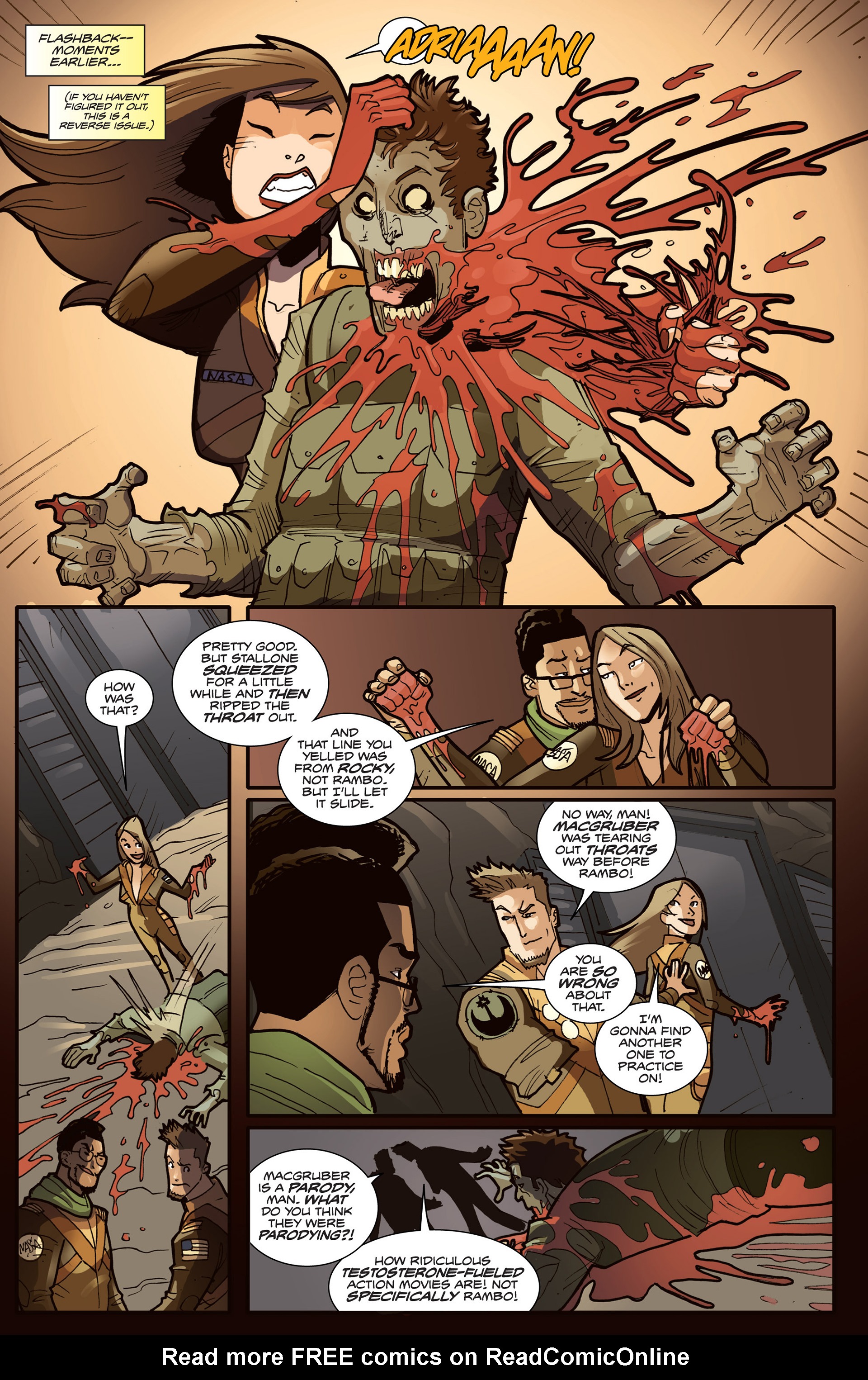 Read online Fanboys vs. Zombies comic -  Issue #13 - 16