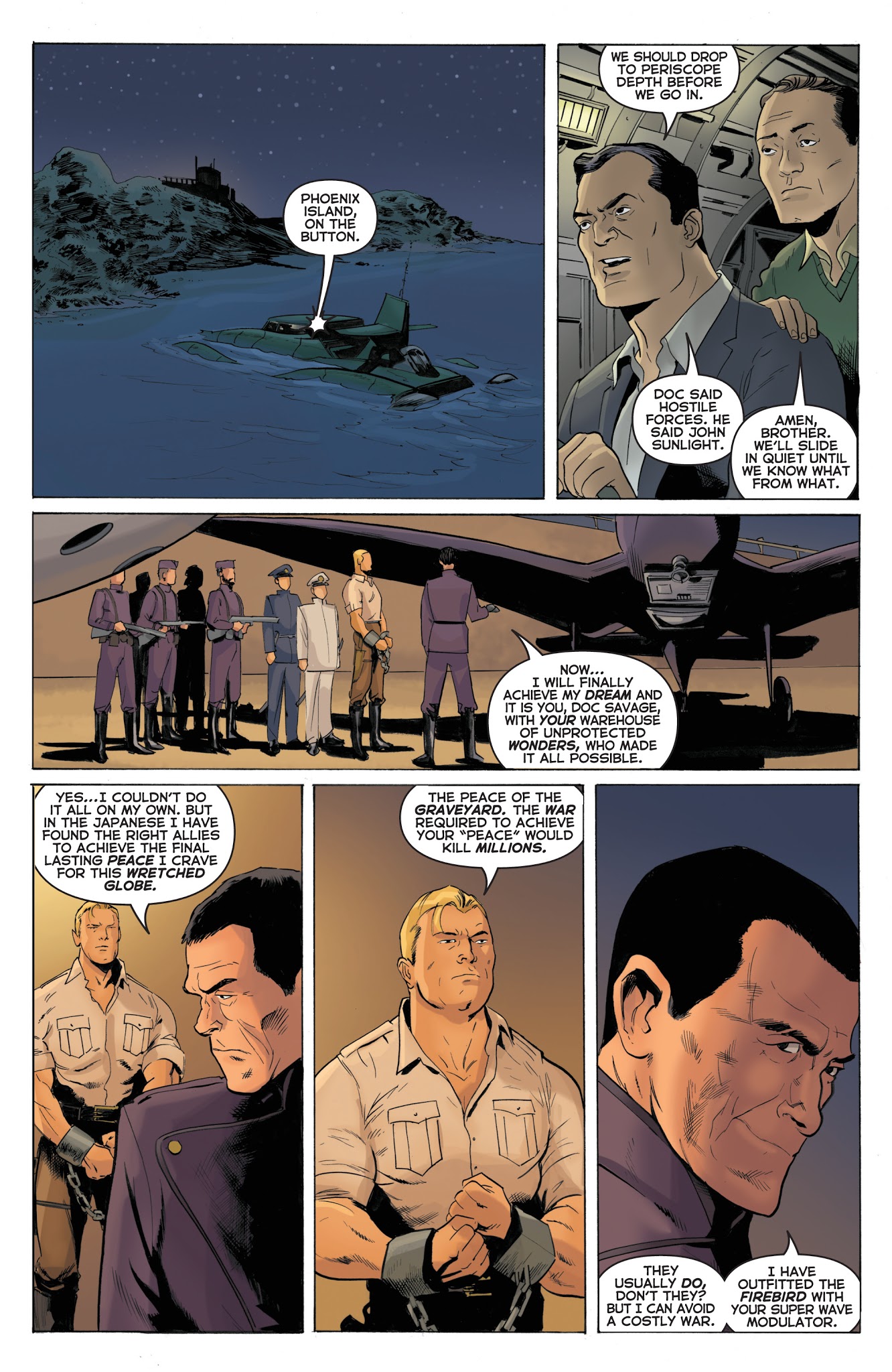 Read online Doc Savage: Ring Of Fire comic -  Issue #4 - 7