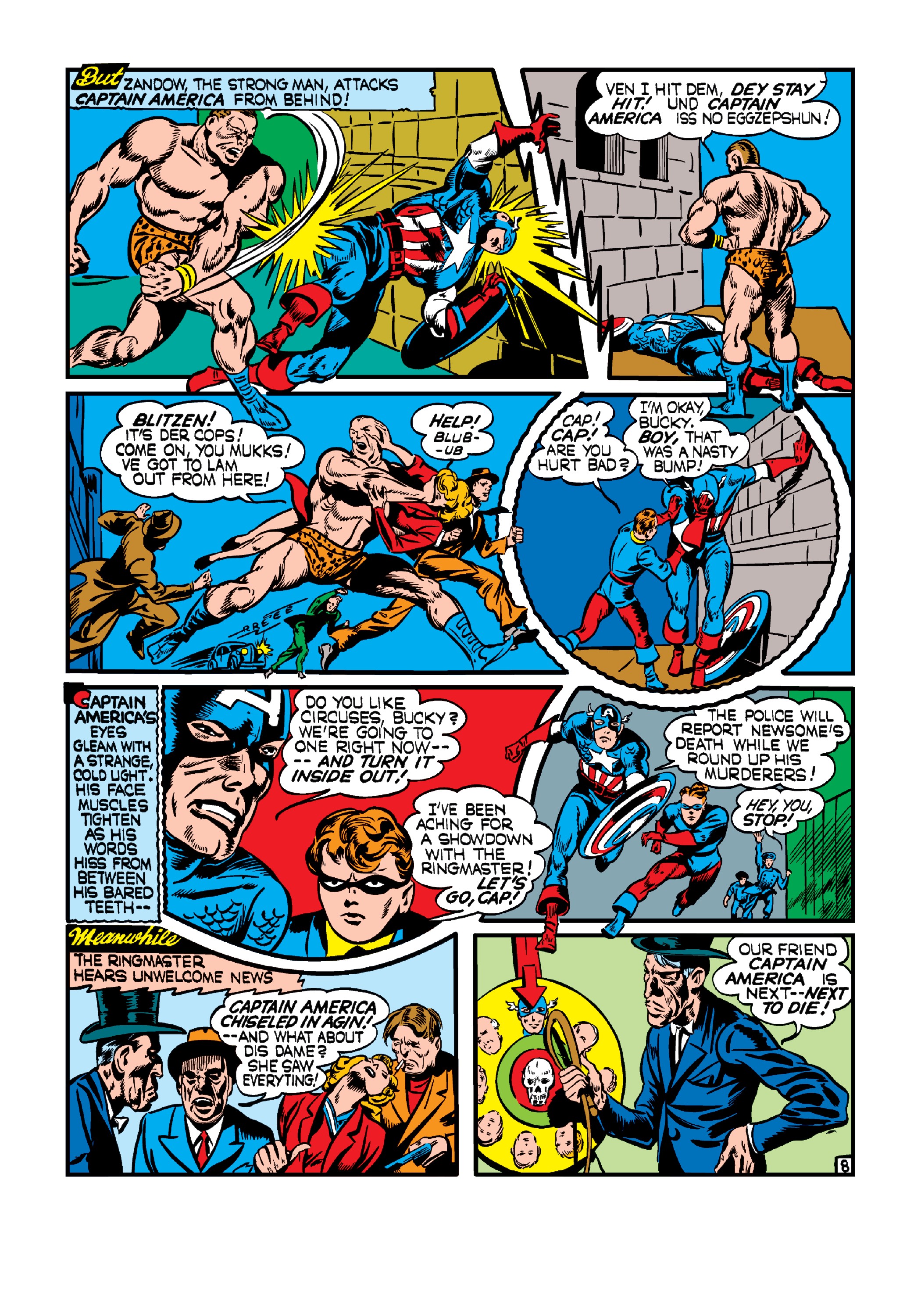 Read online Marvel Masterworks: Golden Age Captain America comic -  Issue # TPB 2 (Part 1) - 16