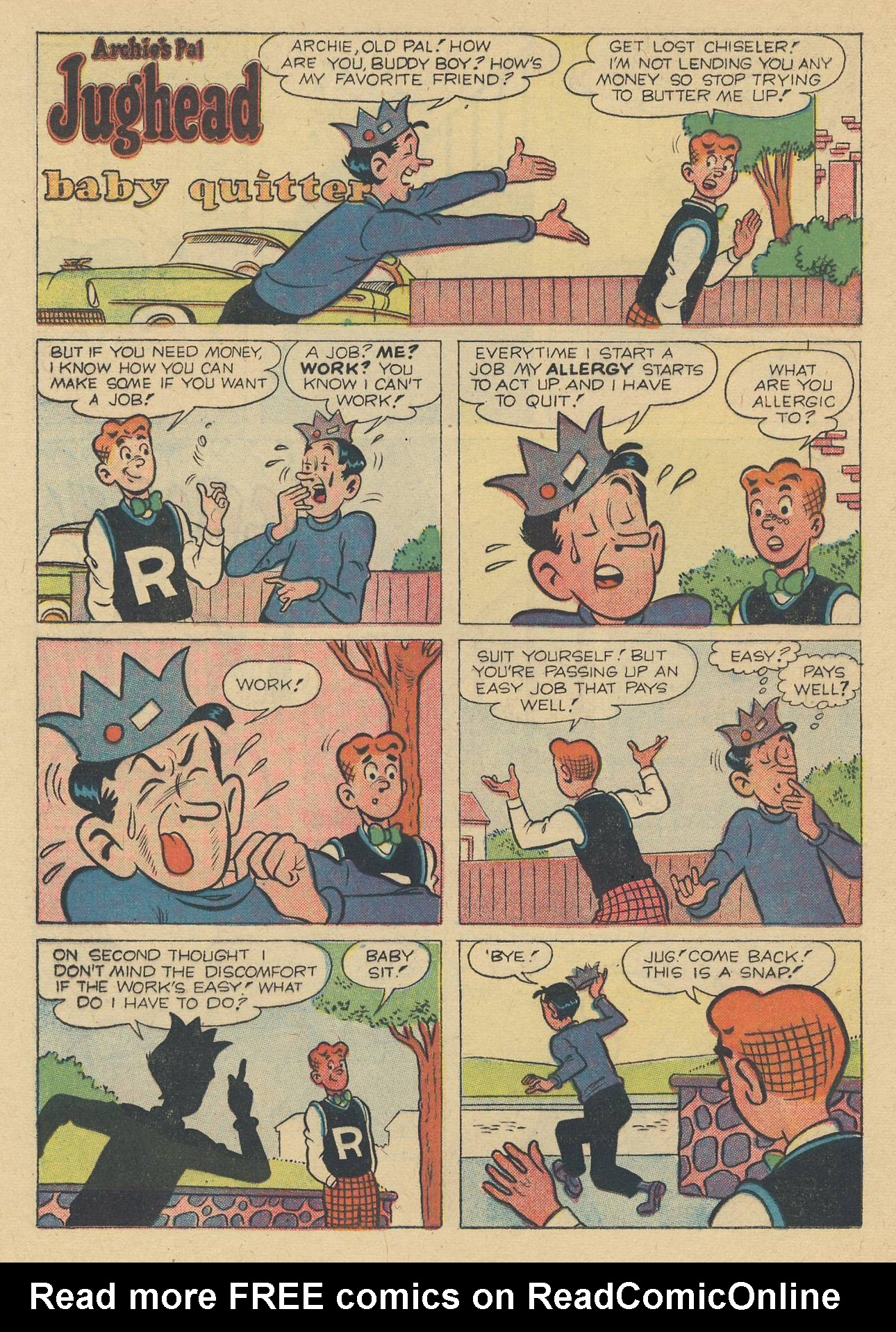Read online Archie's Pal Jughead comic -  Issue #39 - 16