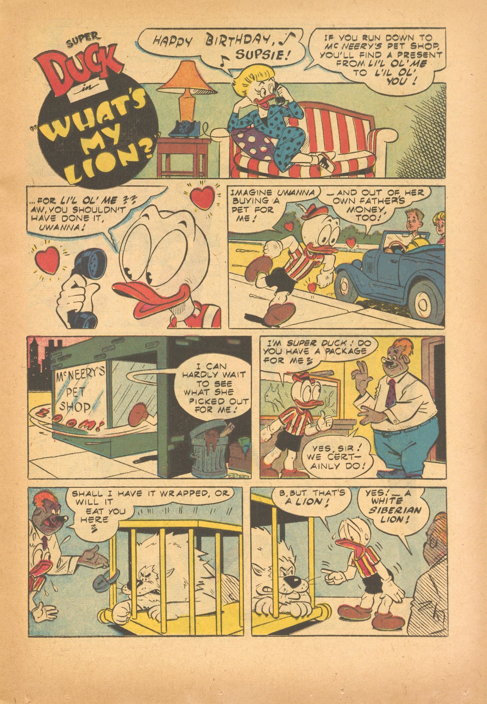 Read online Super Duck Comics comic -  Issue #76 - 13
