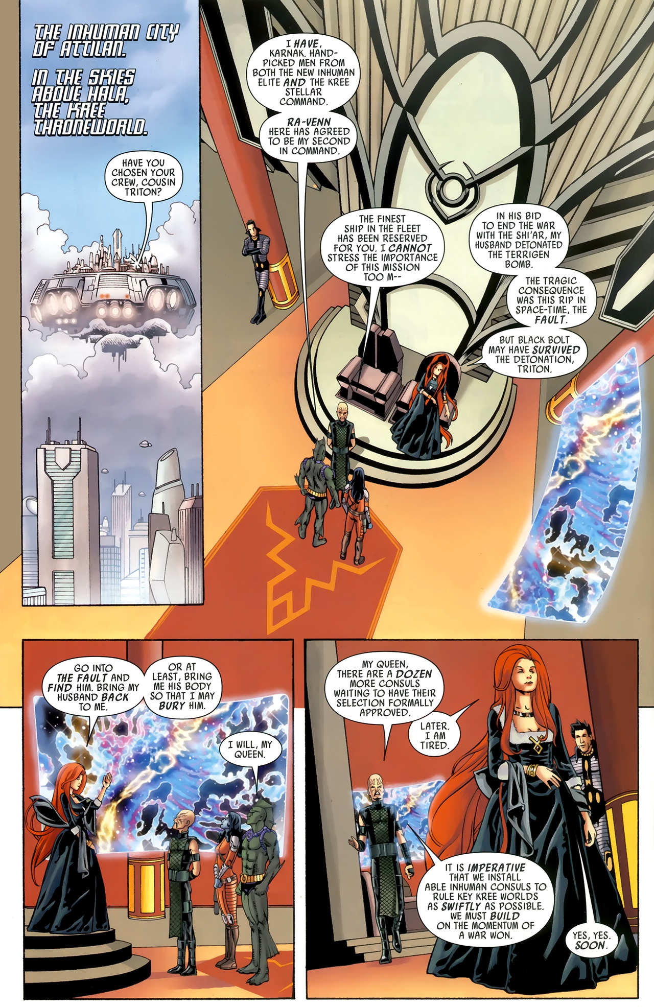 Read online Realm of Kings: Inhumans comic -  Issue #1 - 12