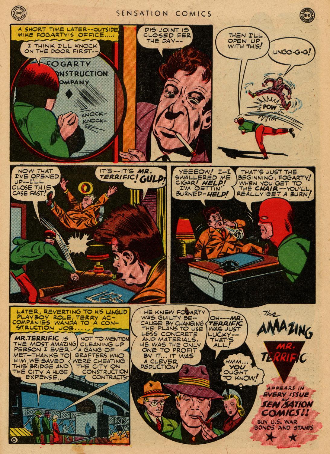 Read online Sensation (Mystery) Comics comic -  Issue #36 - 39