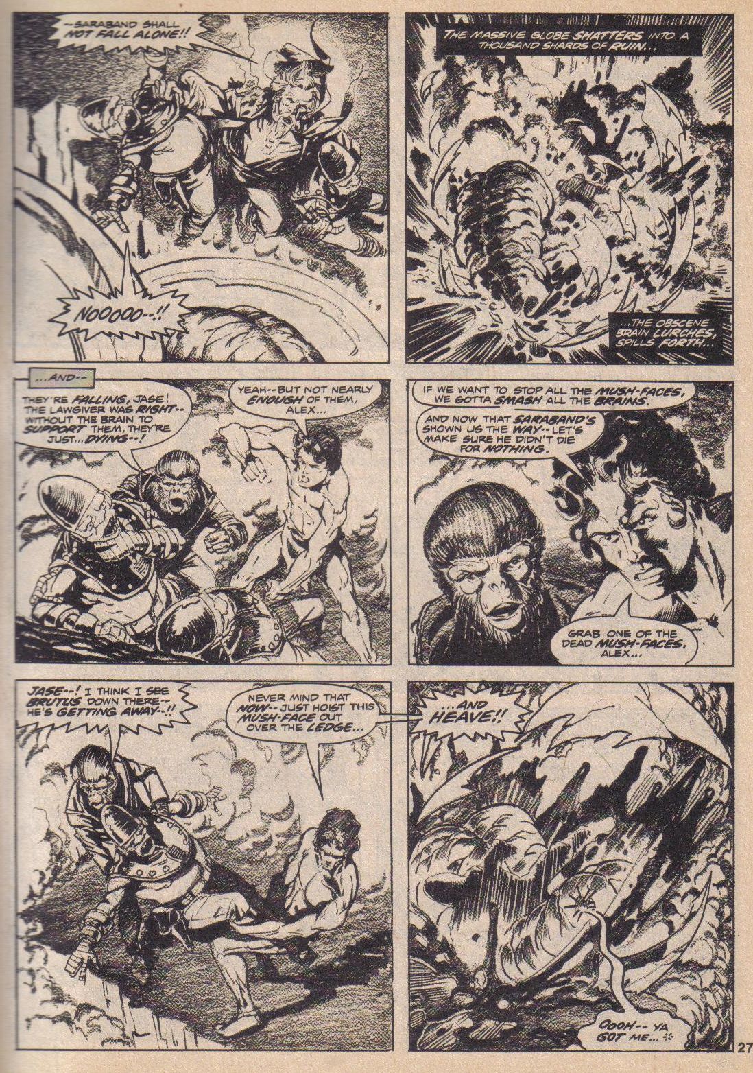 Read online Planet of the Apes comic -  Issue #8 - 27
