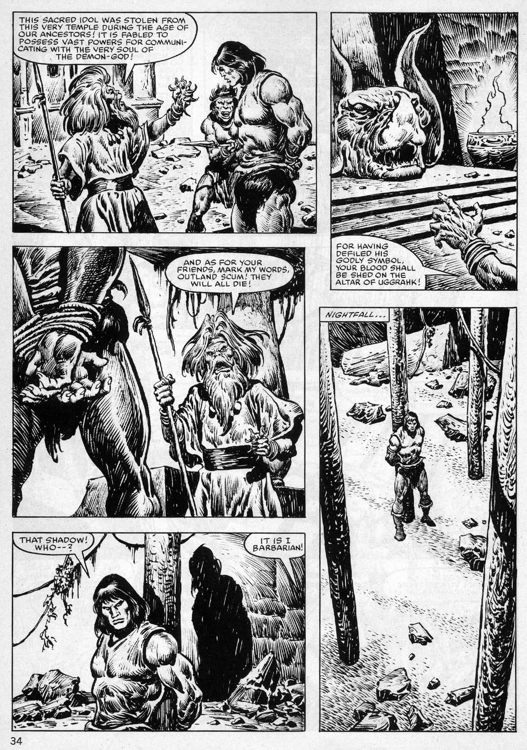 Read online The Savage Sword Of Conan comic -  Issue #100 - 30