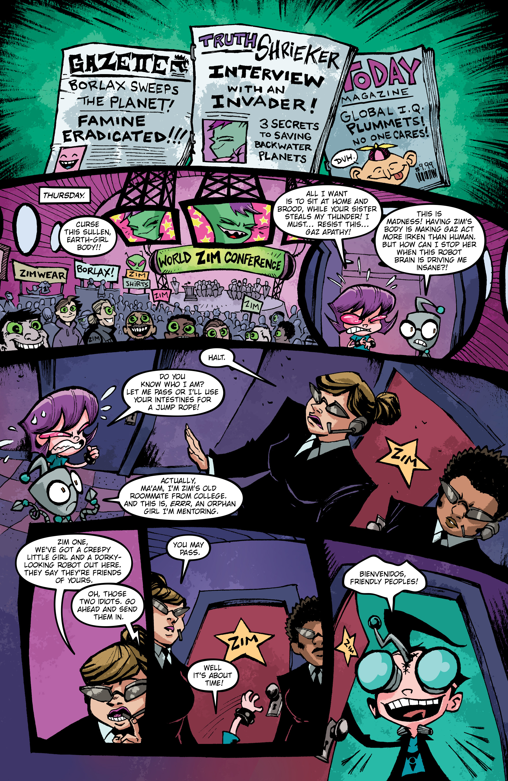 Read online Invader Zim comic -  Issue # _TPB 5 - 121