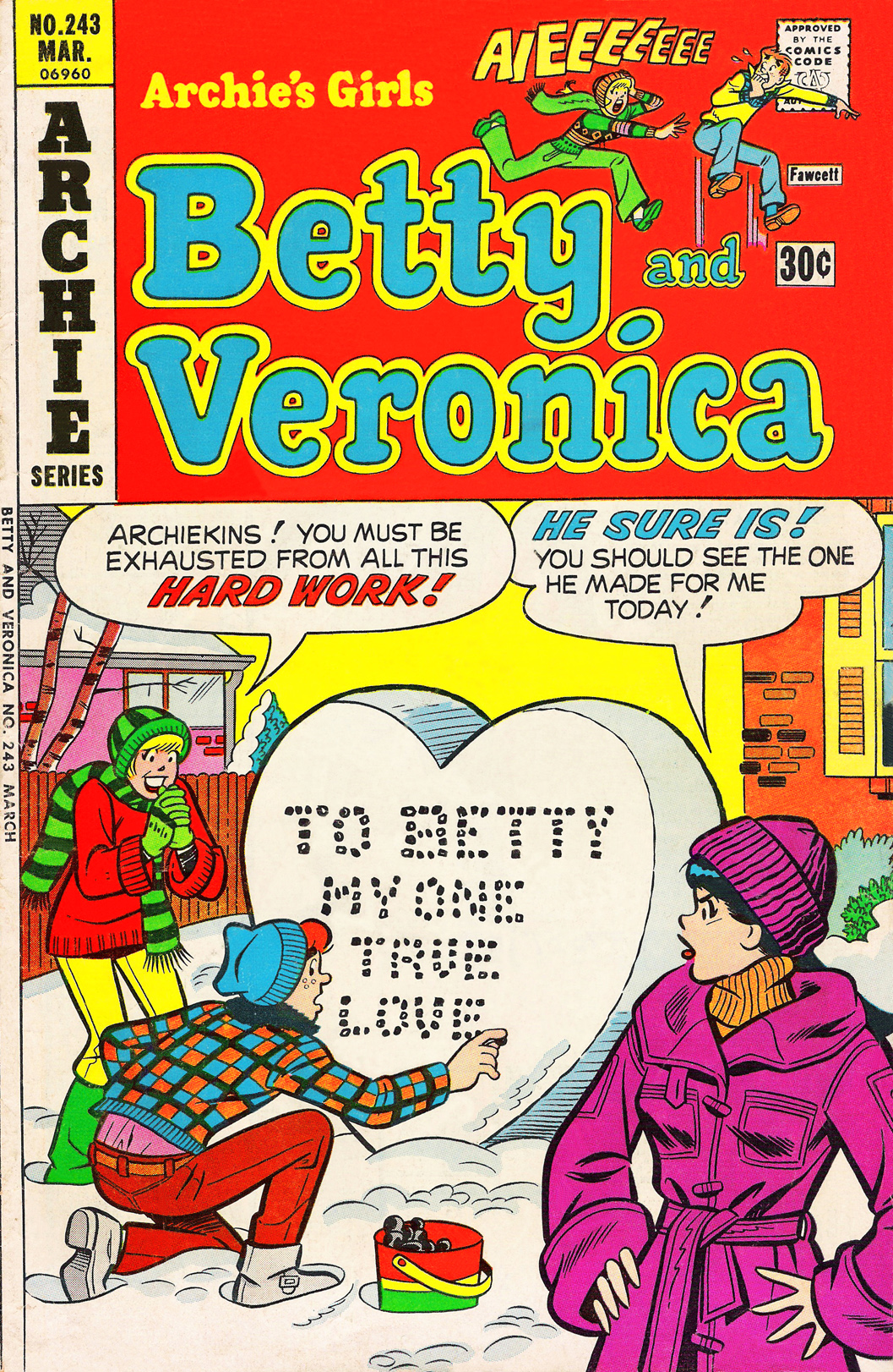 Read online Archie's Girls Betty and Veronica comic -  Issue #243 - 1