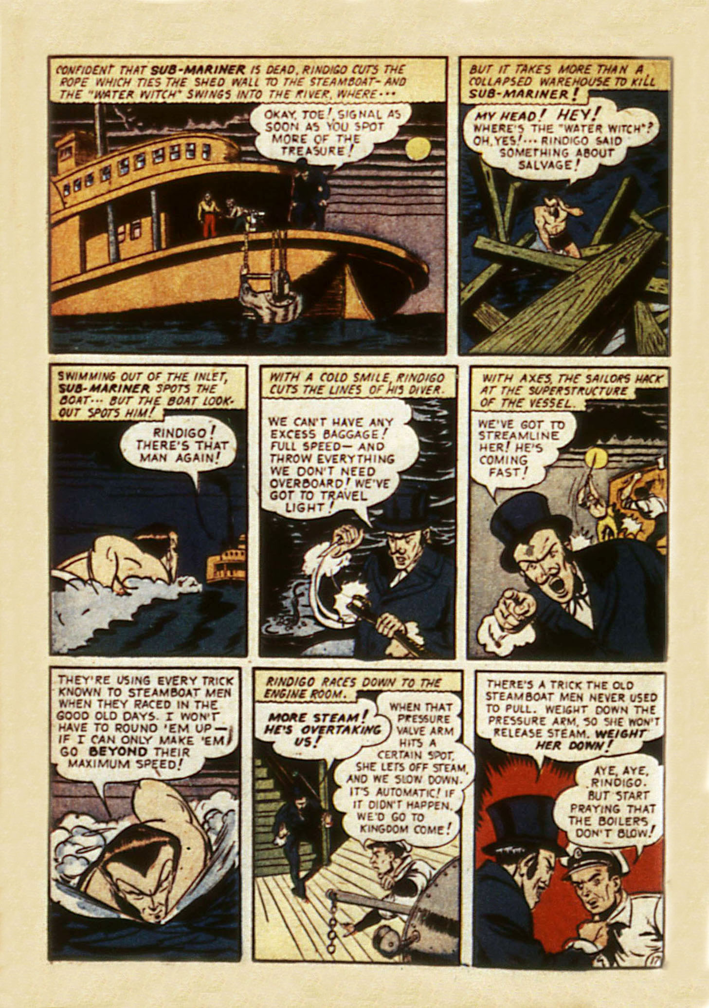 Read online Sub-Mariner Comics comic -  Issue #7 - 62
