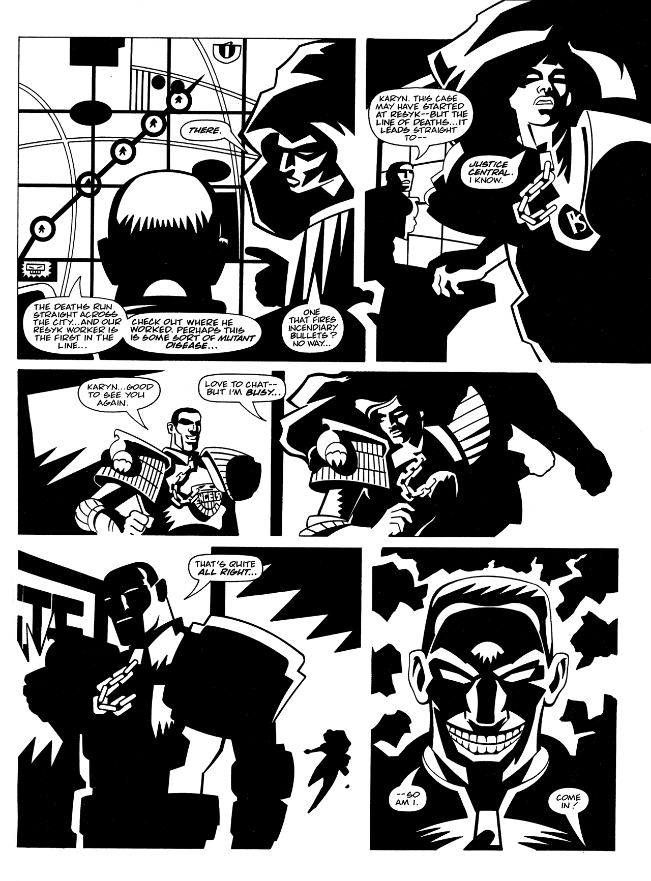 Read online Judge Dredd: The Megazine (vol. 2) comic -  Issue #58 - 17