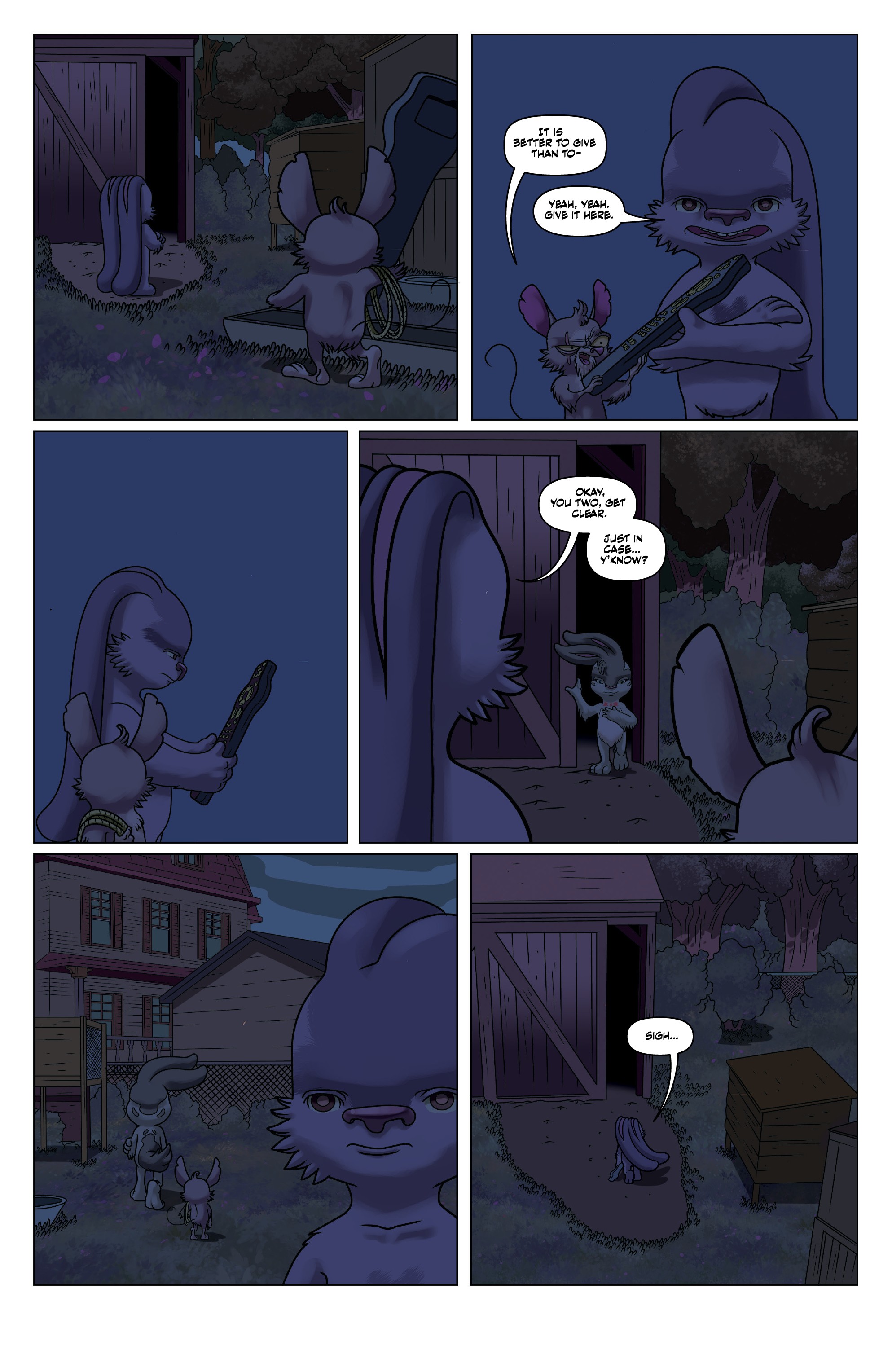 Read online Auntie Agatha's Home For Wayward Rabbits comic -  Issue #5 - 22
