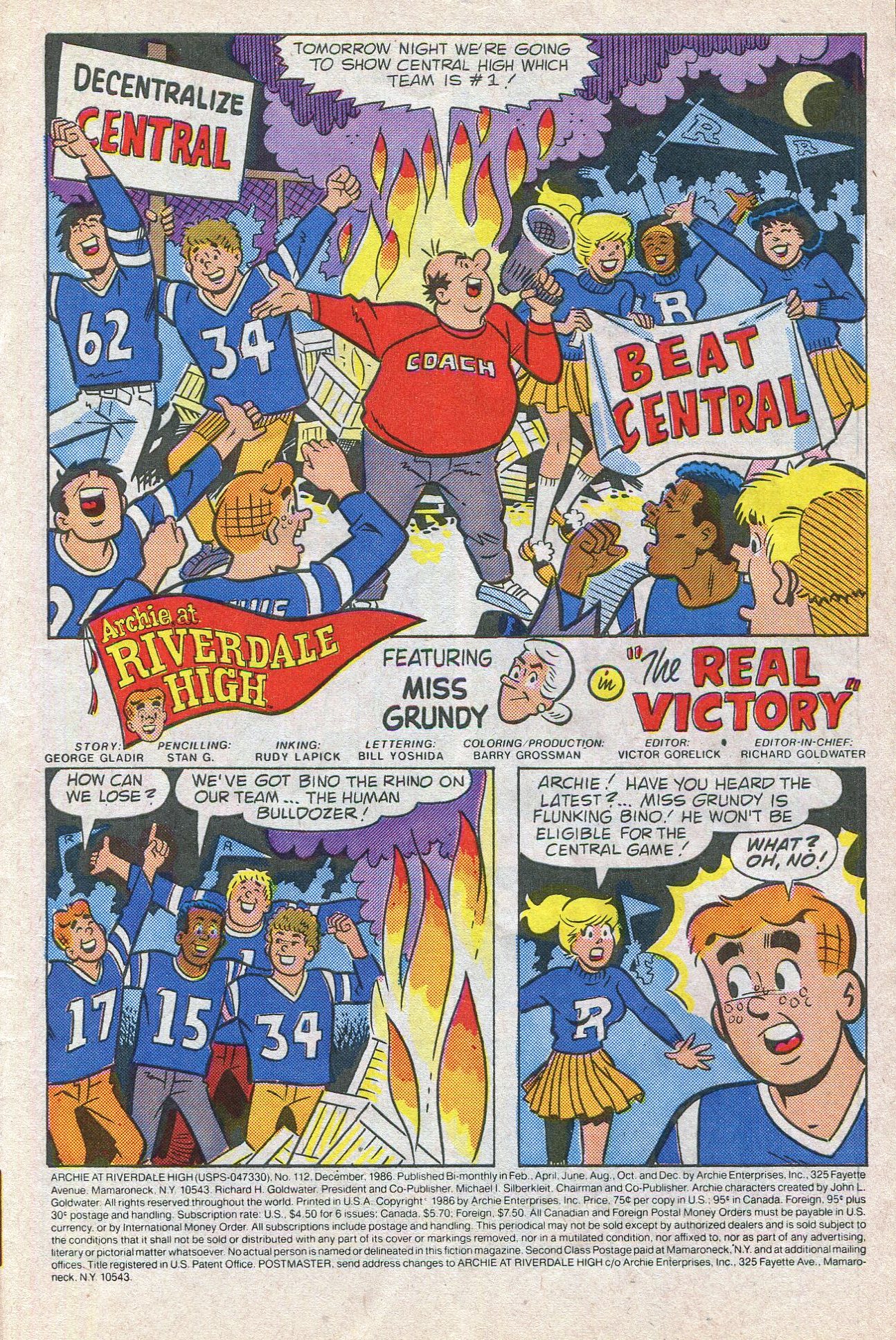 Read online Archie at Riverdale High (1972) comic -  Issue #112 - 3