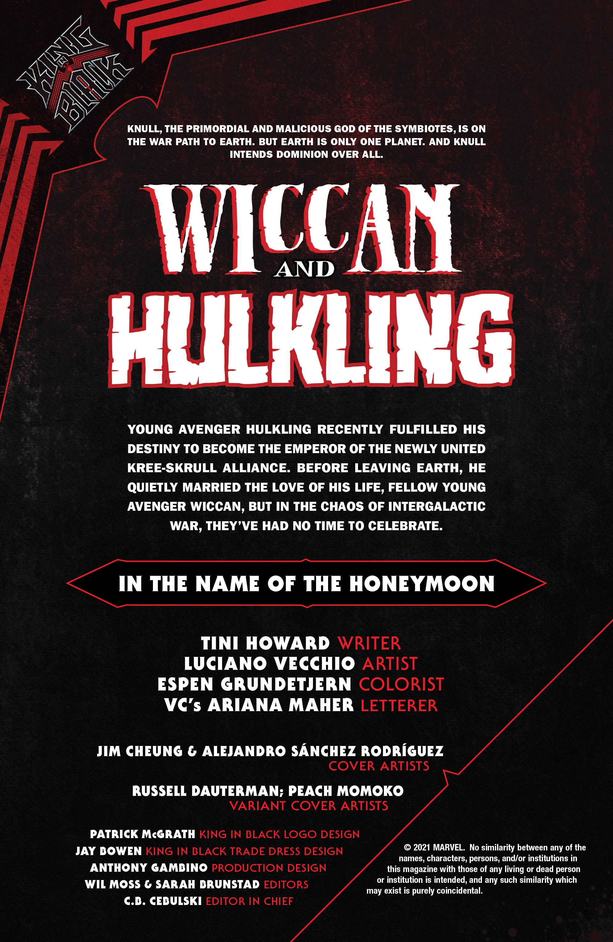 Read online King In Black One-Shots comic -  Issue # Wiccan and Hulking - 2