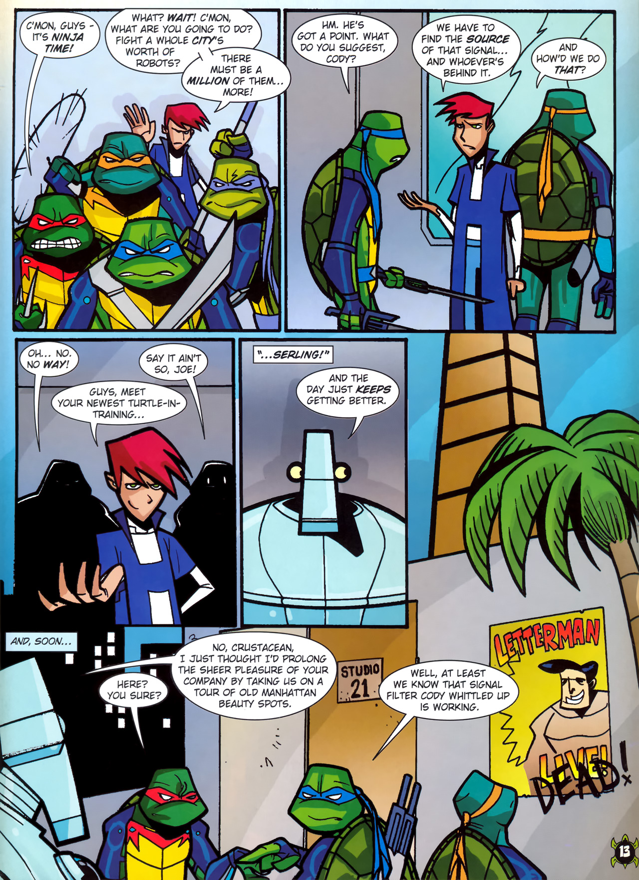 Read online Teenage Mutant Ninja Turtles Comic comic -  Issue #6 - 12