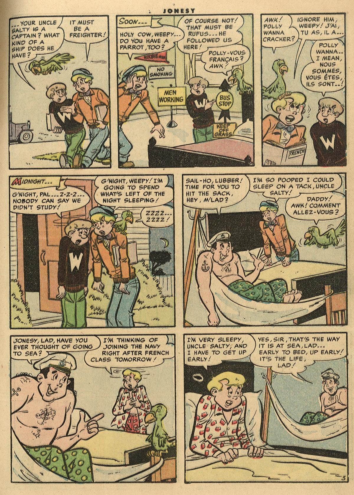 Read online Jonesy (1953) comic -  Issue #5 - 5