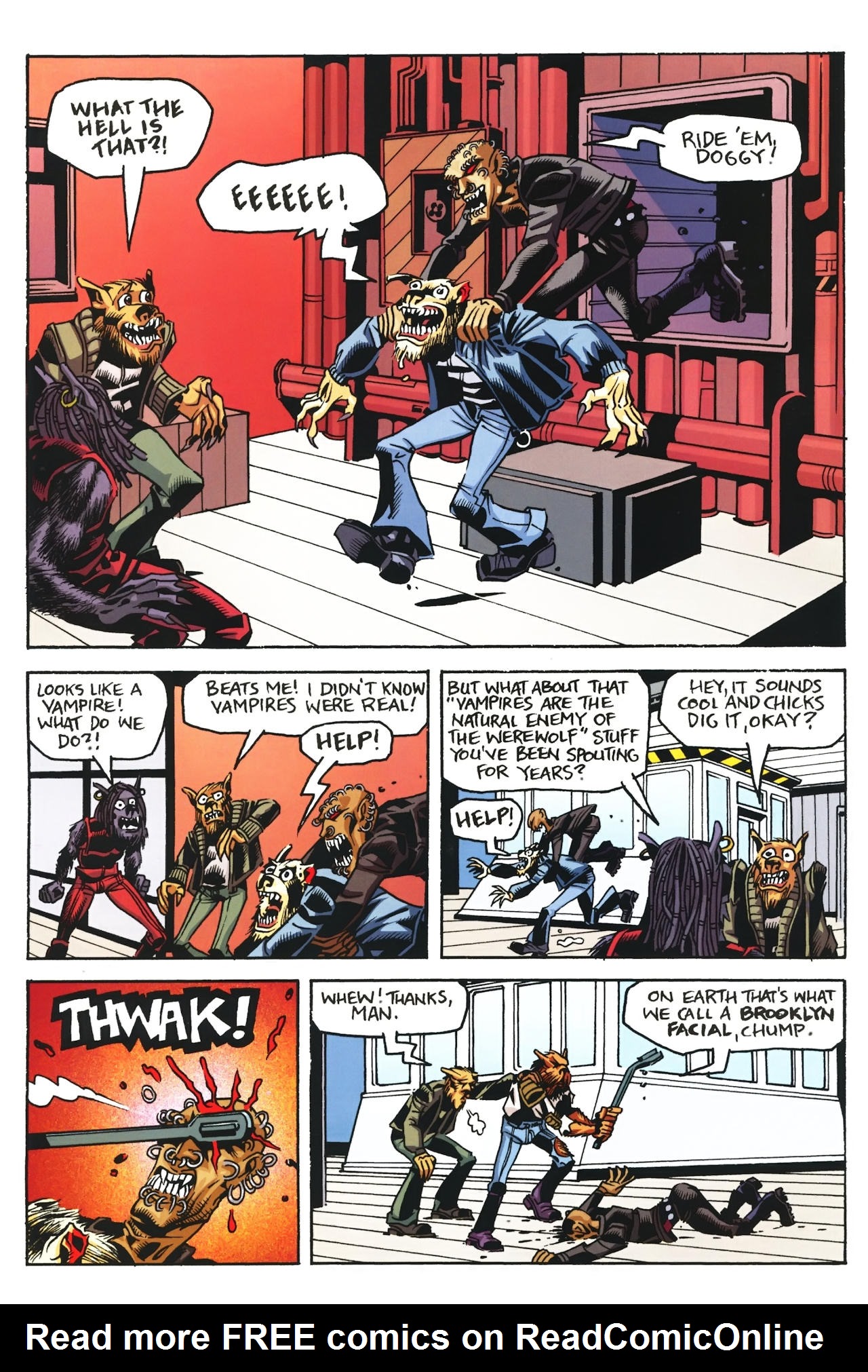 Read online Werewolves on the Moon: Versus Vampires comic -  Issue #1 - 22