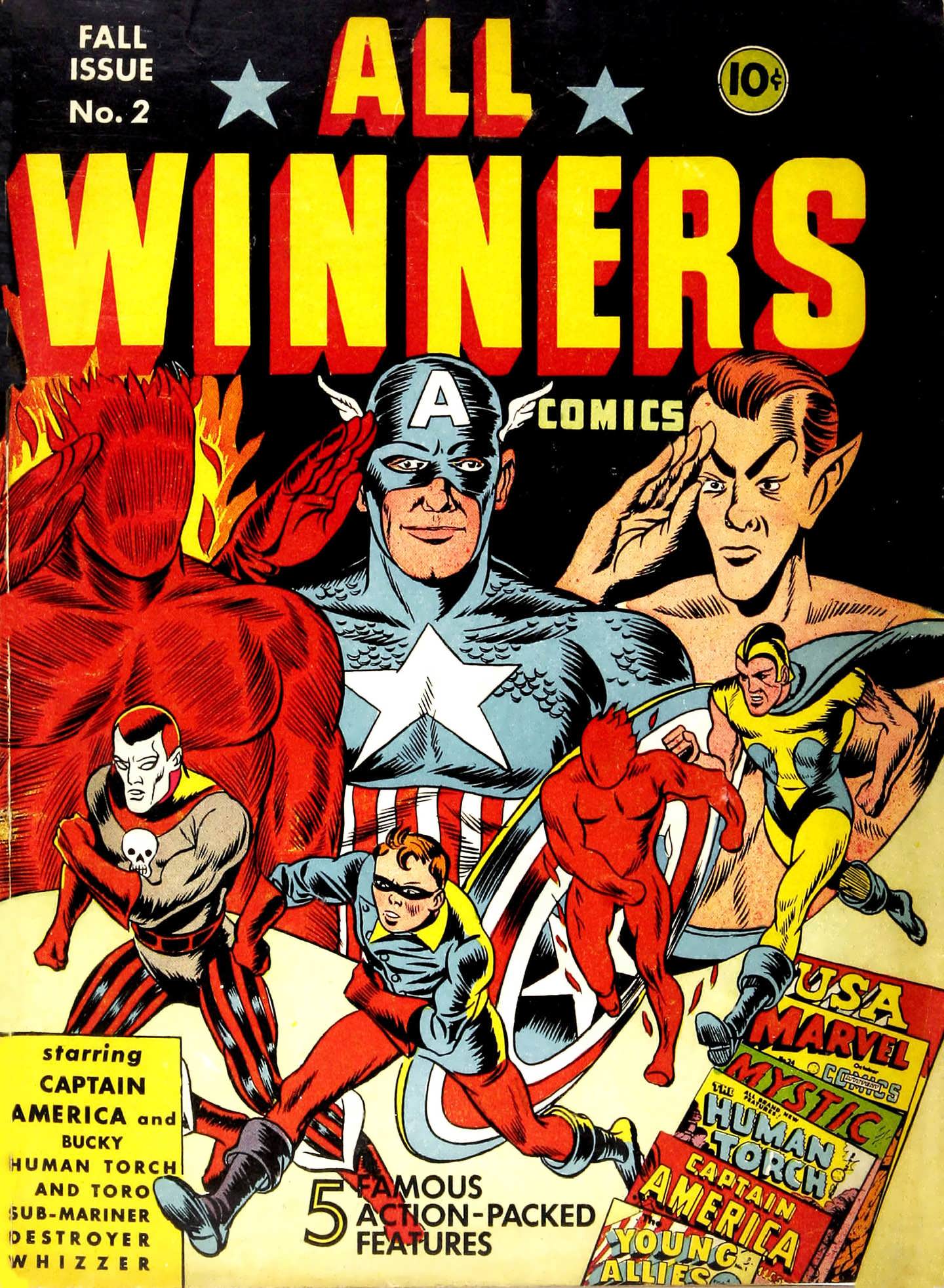 Read online All-Winners Comics comic -  Issue #2 - 1