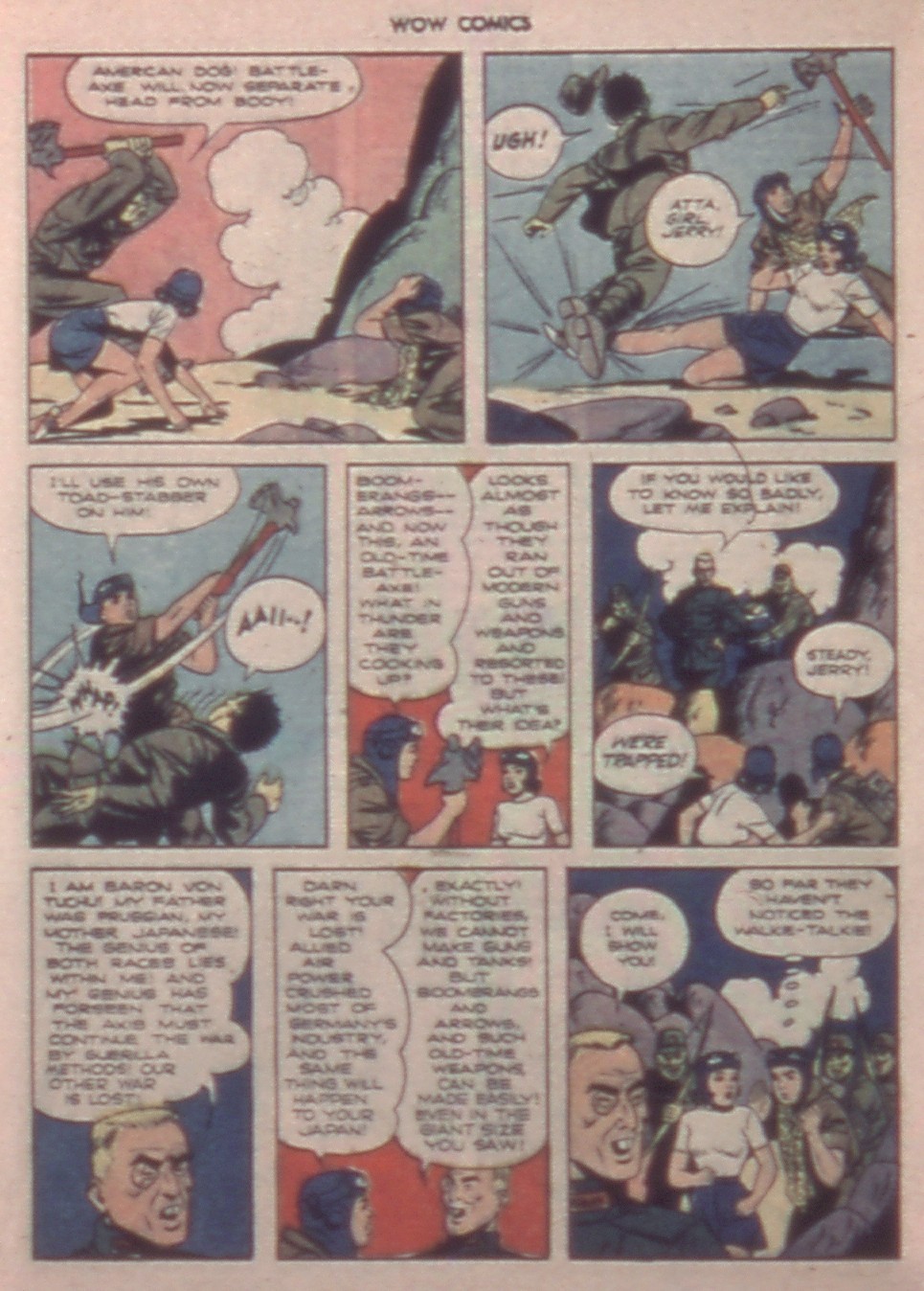 Read online Wow Comics comic -  Issue #36 - 16