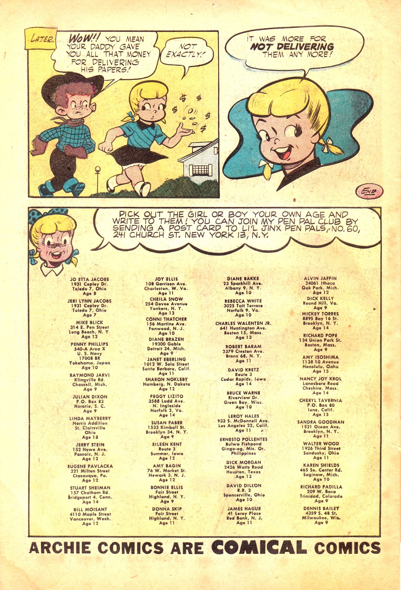 Read online Pep Comics comic -  Issue #123 - 34