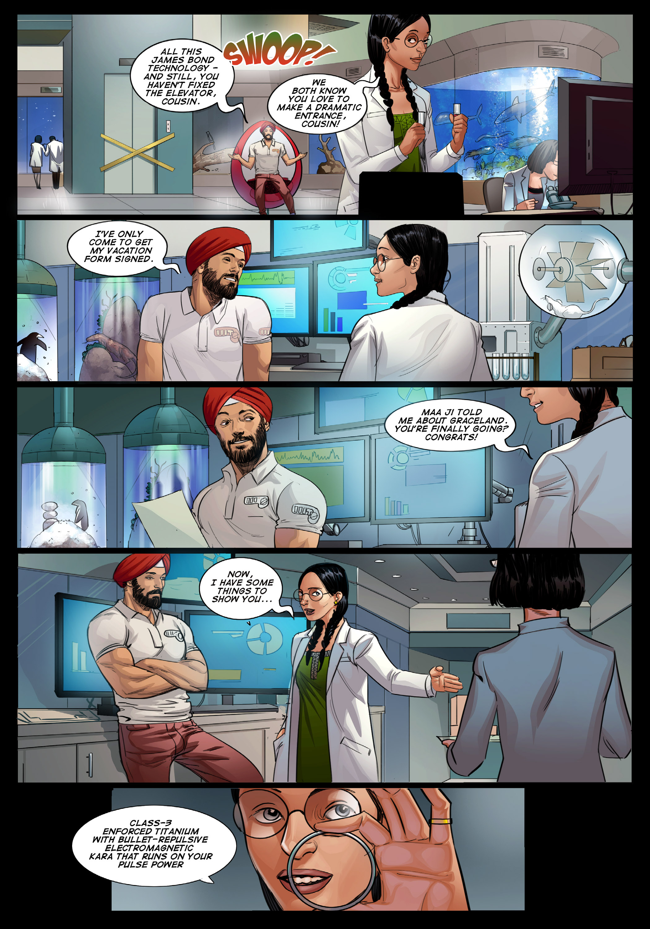 Read online Super Sikh comic -  Issue #1 - 15