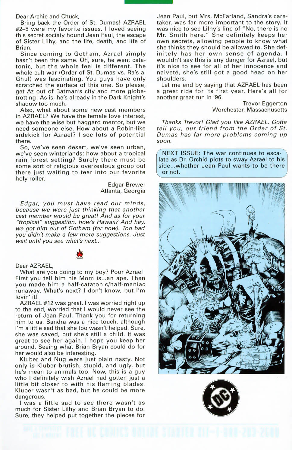 Read online Azrael (1995) comic -  Issue #17 - 25