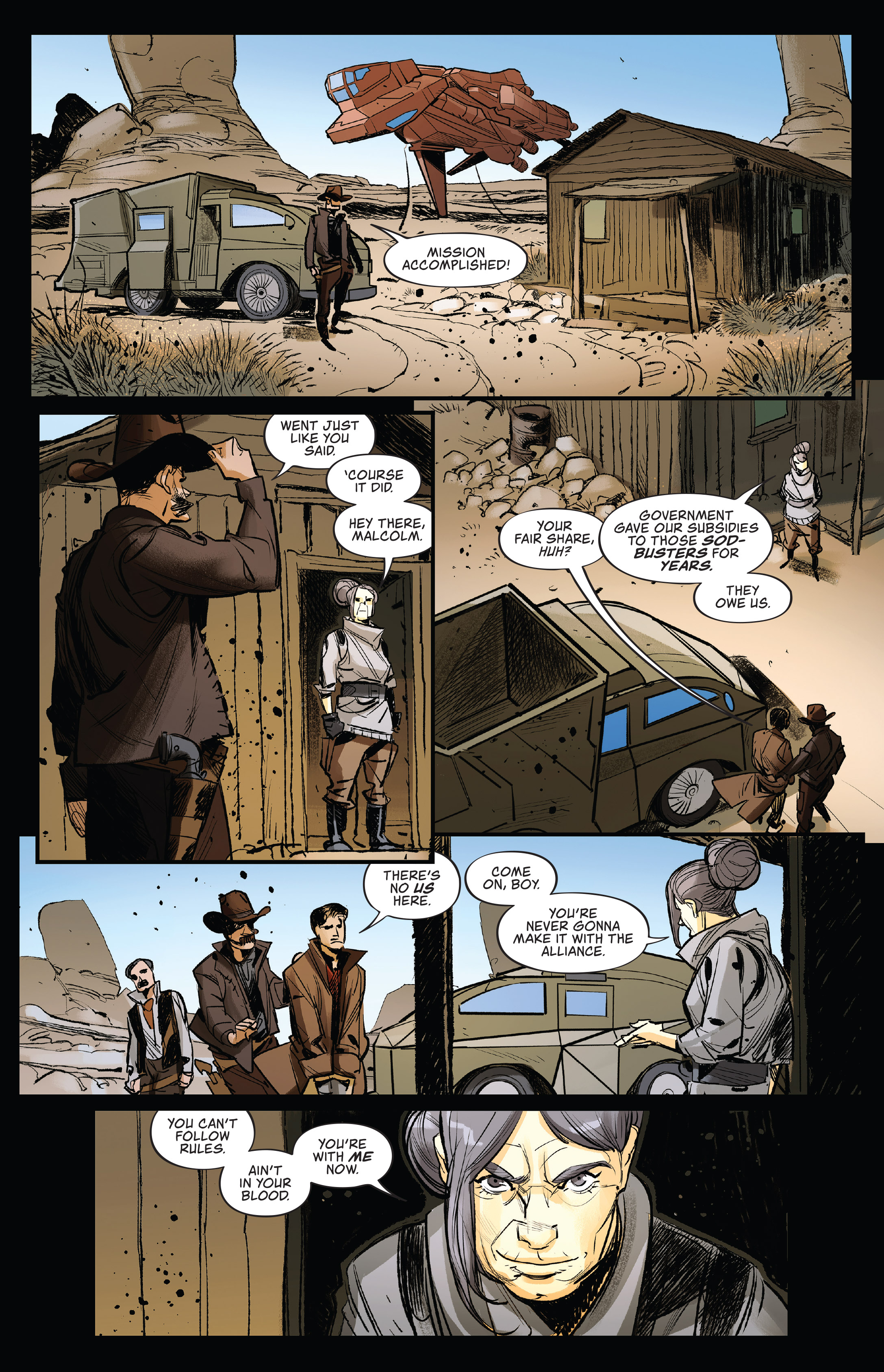 Read online Firefly: Blue Sun Rising comic -  Issue # _Deluxe Edition (Part 1) - 35