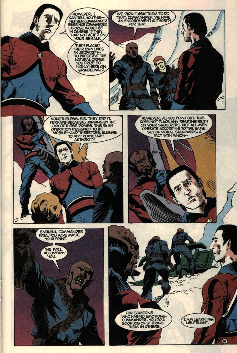 Read online Star Trek: The Next Generation (1989) comic -  Issue #15 - 19