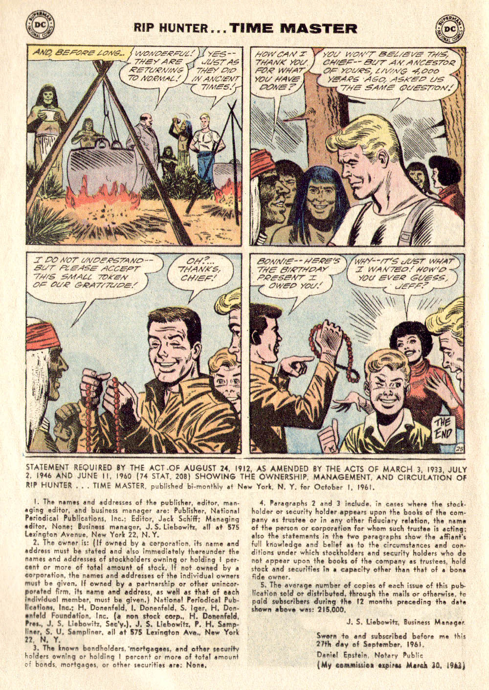 Read online Rip Hunter...Time Master comic -  Issue #7 - 32