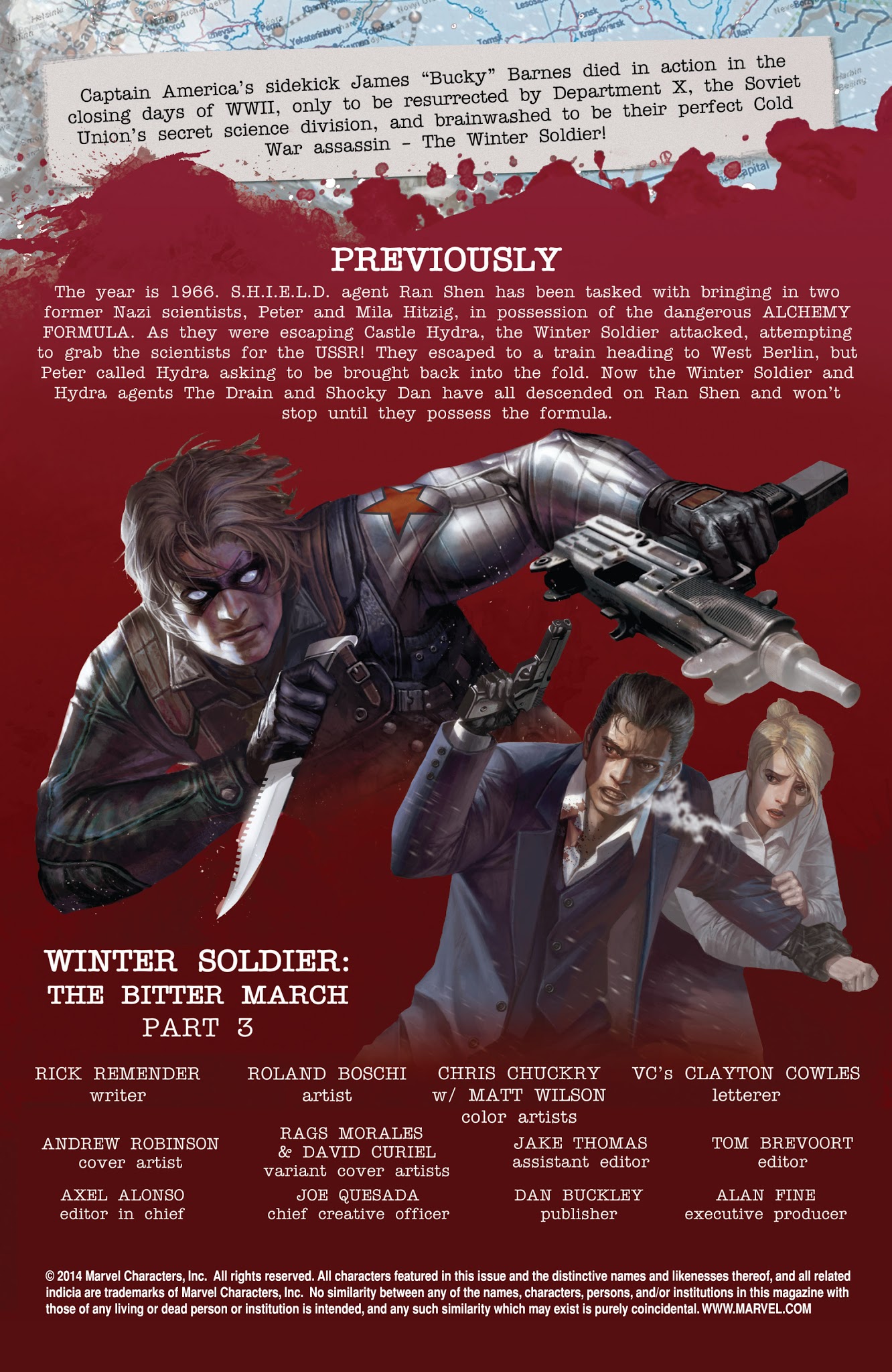 Read online Winter Soldier: The Bitter March comic -  Issue #3 - 2