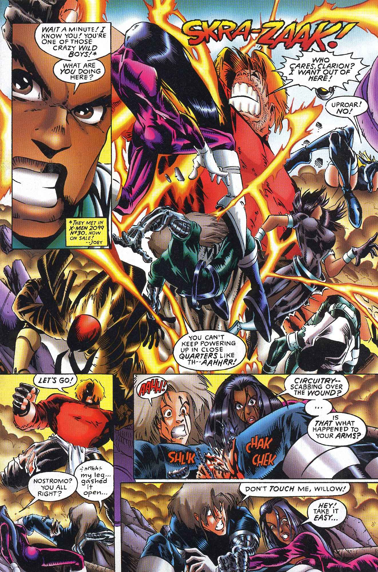 Read online X-Nation 2099 comic -  Issue #1 - 11