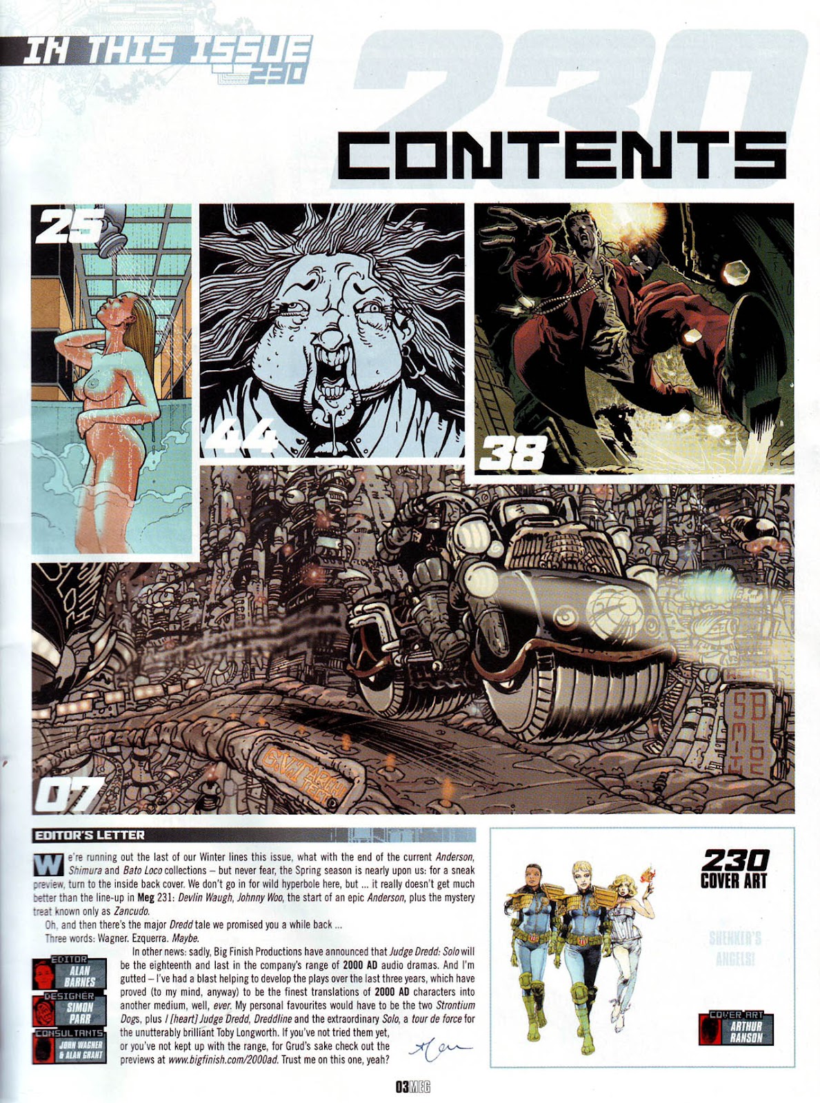 Judge Dredd Megazine (Vol. 5) issue 230 - Page 3