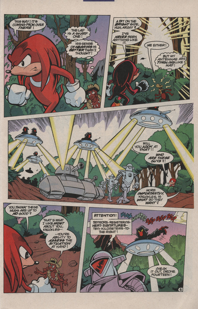 Read online Knuckles the Echidna comic -  Issue #1 - 11