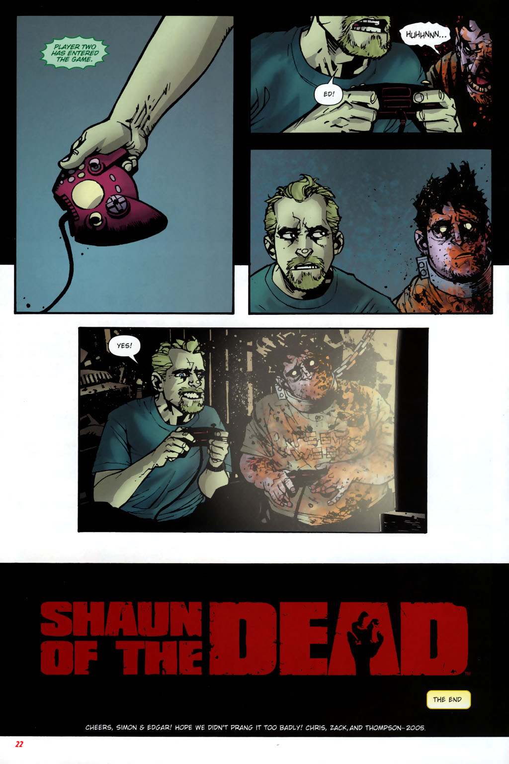 Read online Shaun of the Dead (2005) comic -  Issue #4 - 24