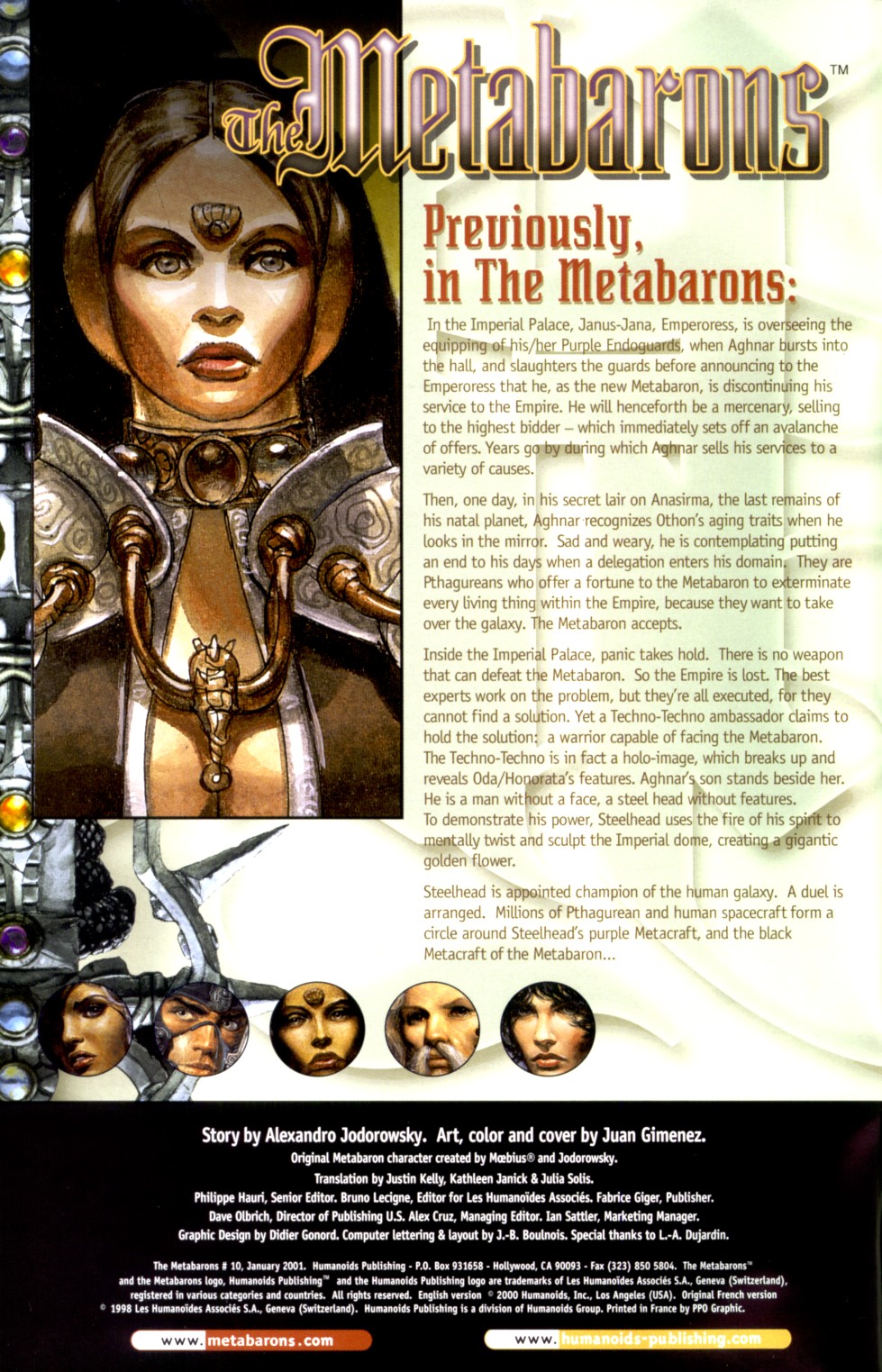 Read online The Metabarons comic -  Issue #10 - The Clash of Meta-Warriors - 2