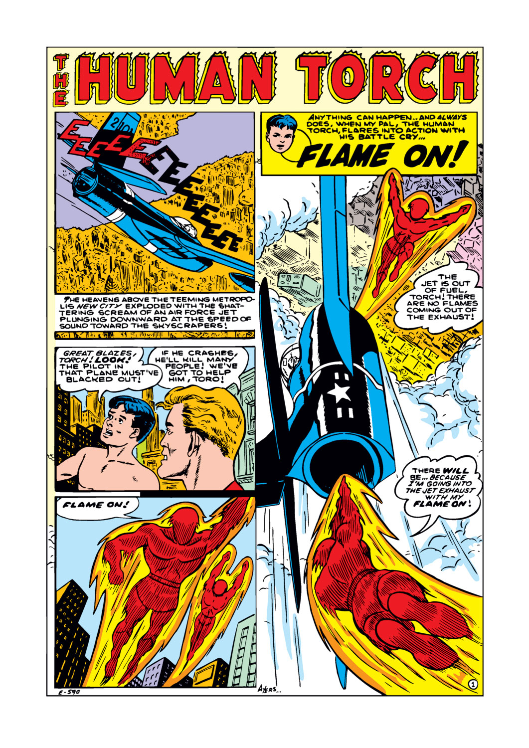 Read online The Human Torch (1940) comic -  Issue #38 - 21