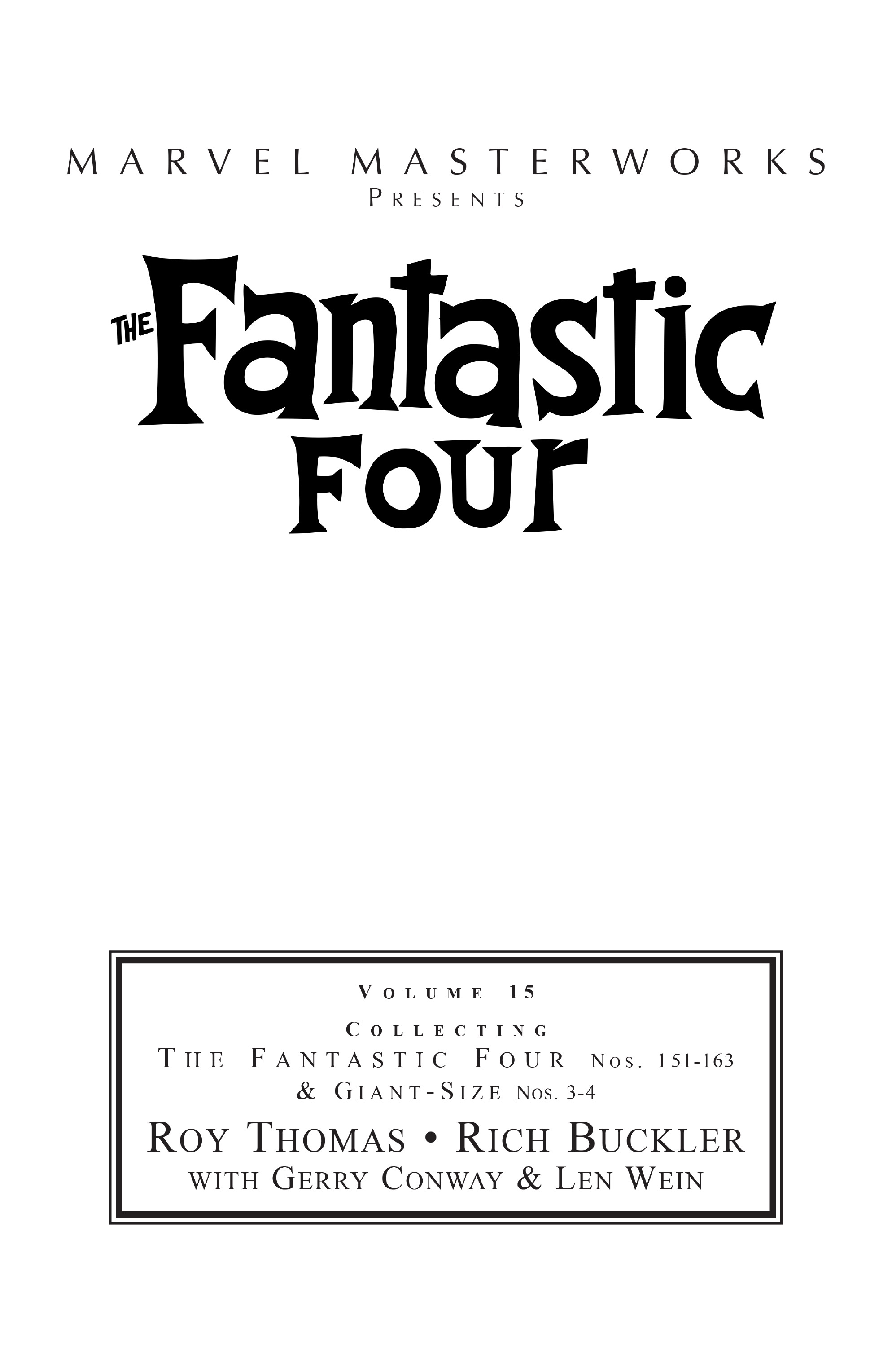 Read online Marvel Masterworks: The Fantastic Four comic -  Issue # TPB 15 (Part 1) - 2