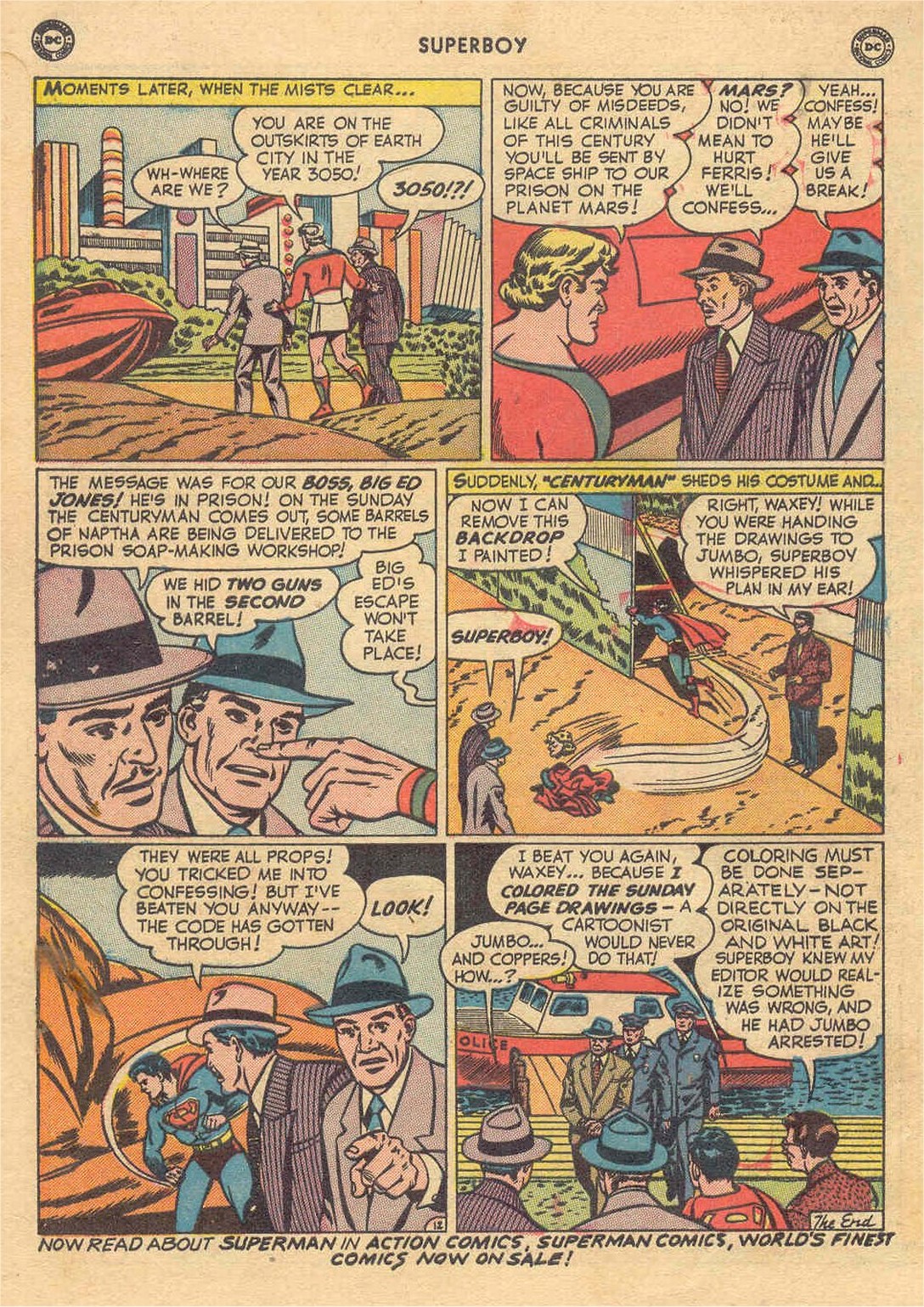 Read online Superboy (1949) comic -  Issue #10 - 44