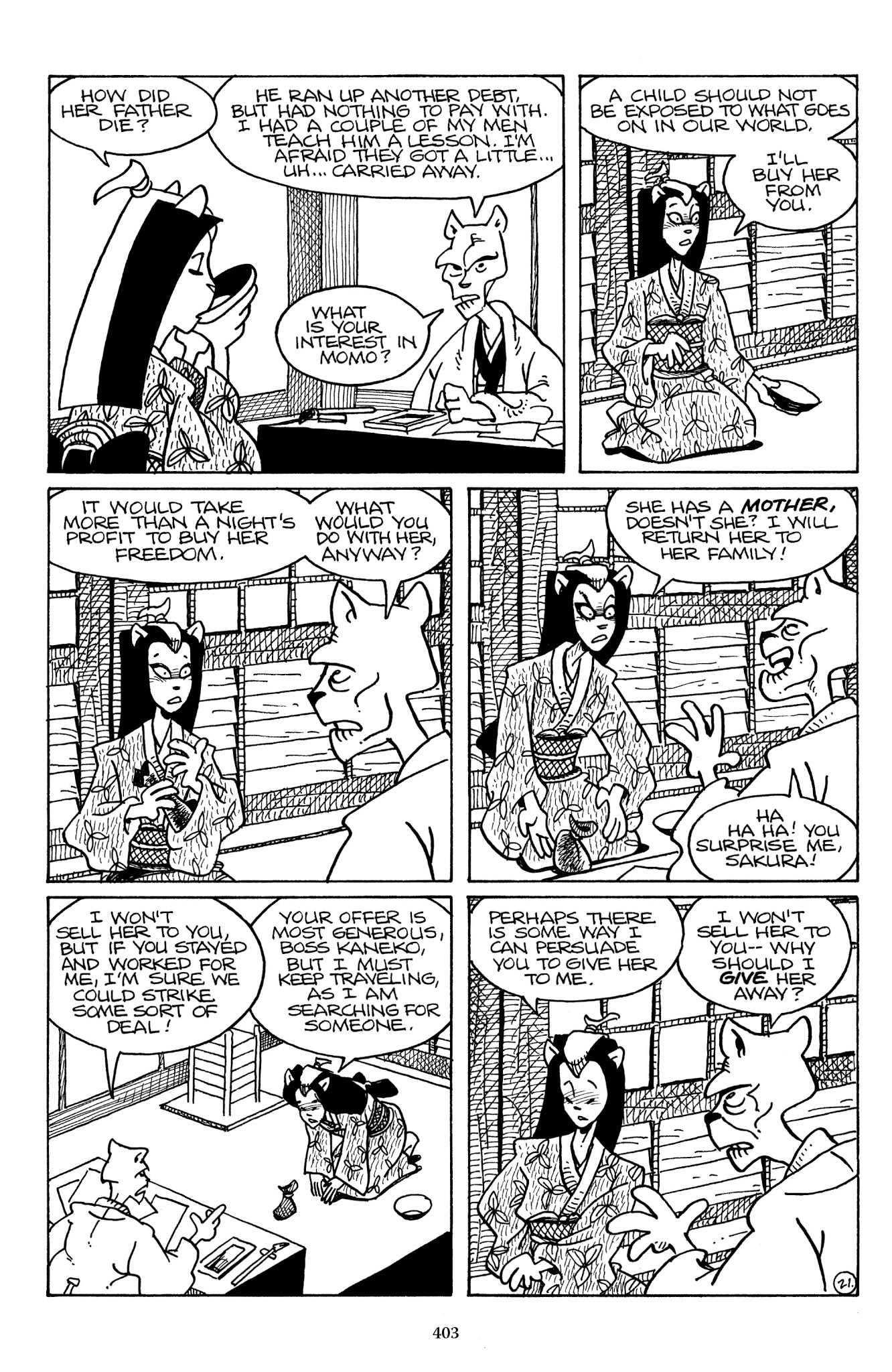 Read online The Usagi Yojimbo Saga comic -  Issue # TPB 6 - 401