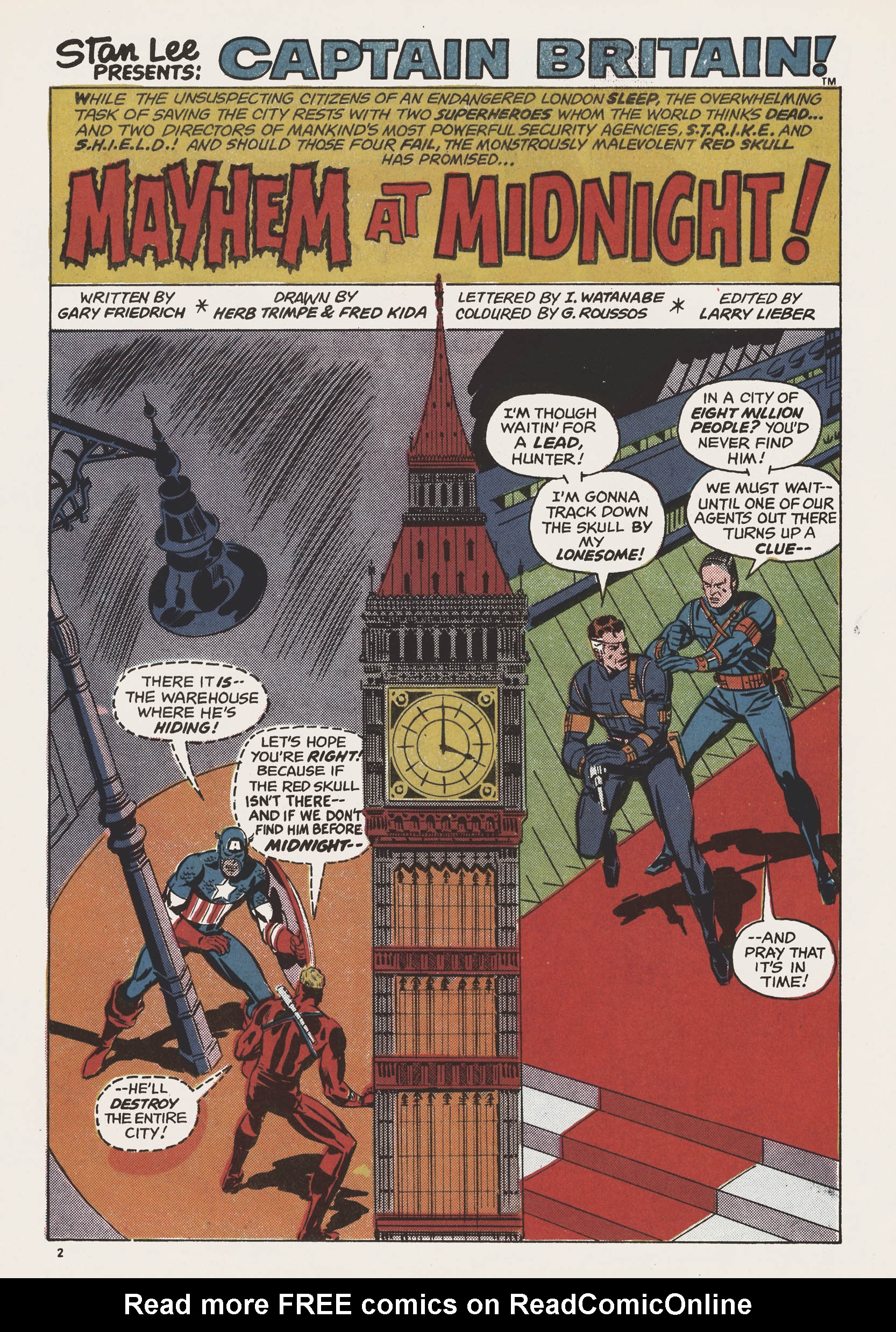 Read online Captain Britain (1976) comic -  Issue #22 - 2