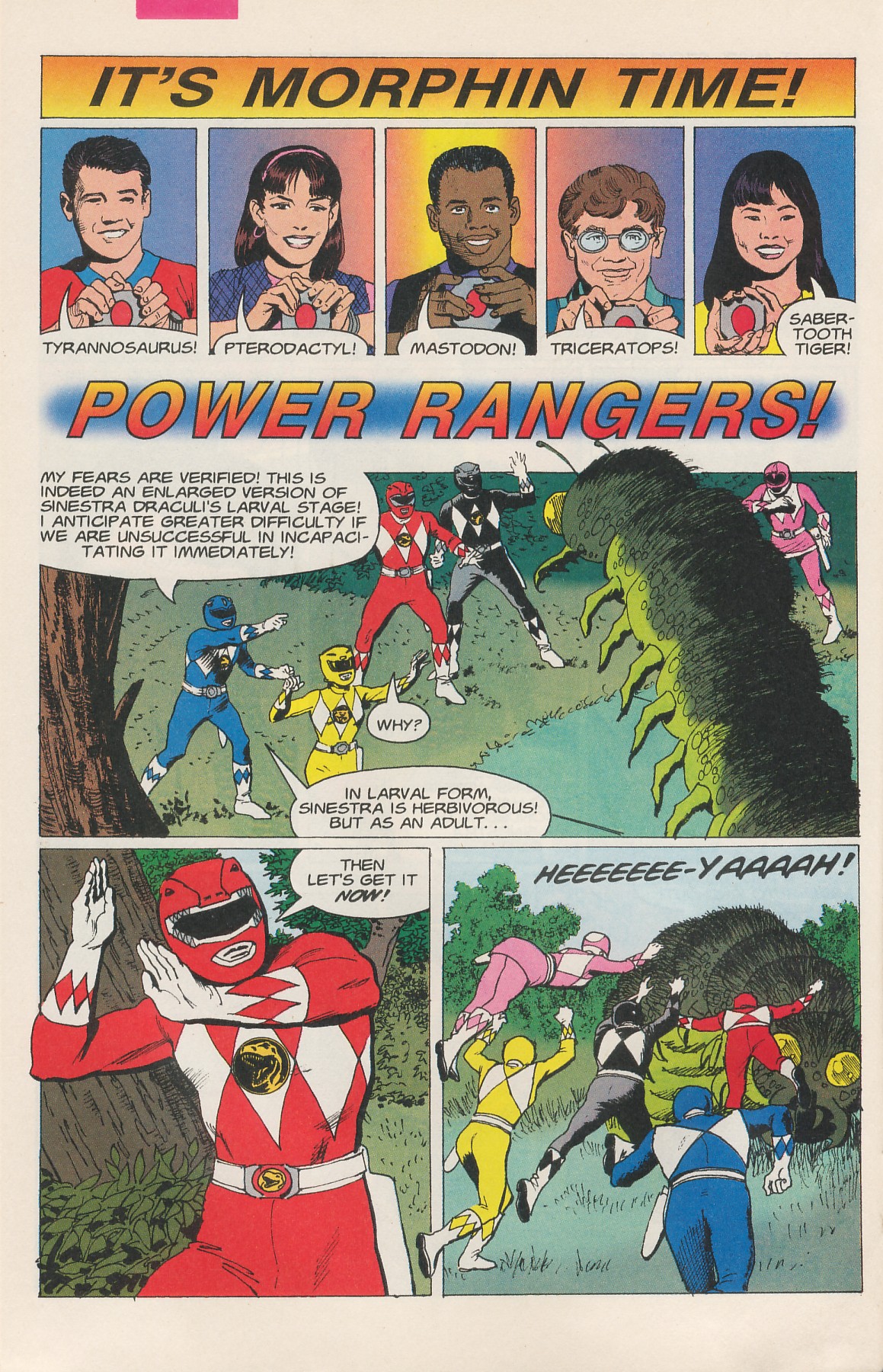 Read online Saban's Mighty Morphin Power Rangers (1994) comic -  Issue #1 - 14