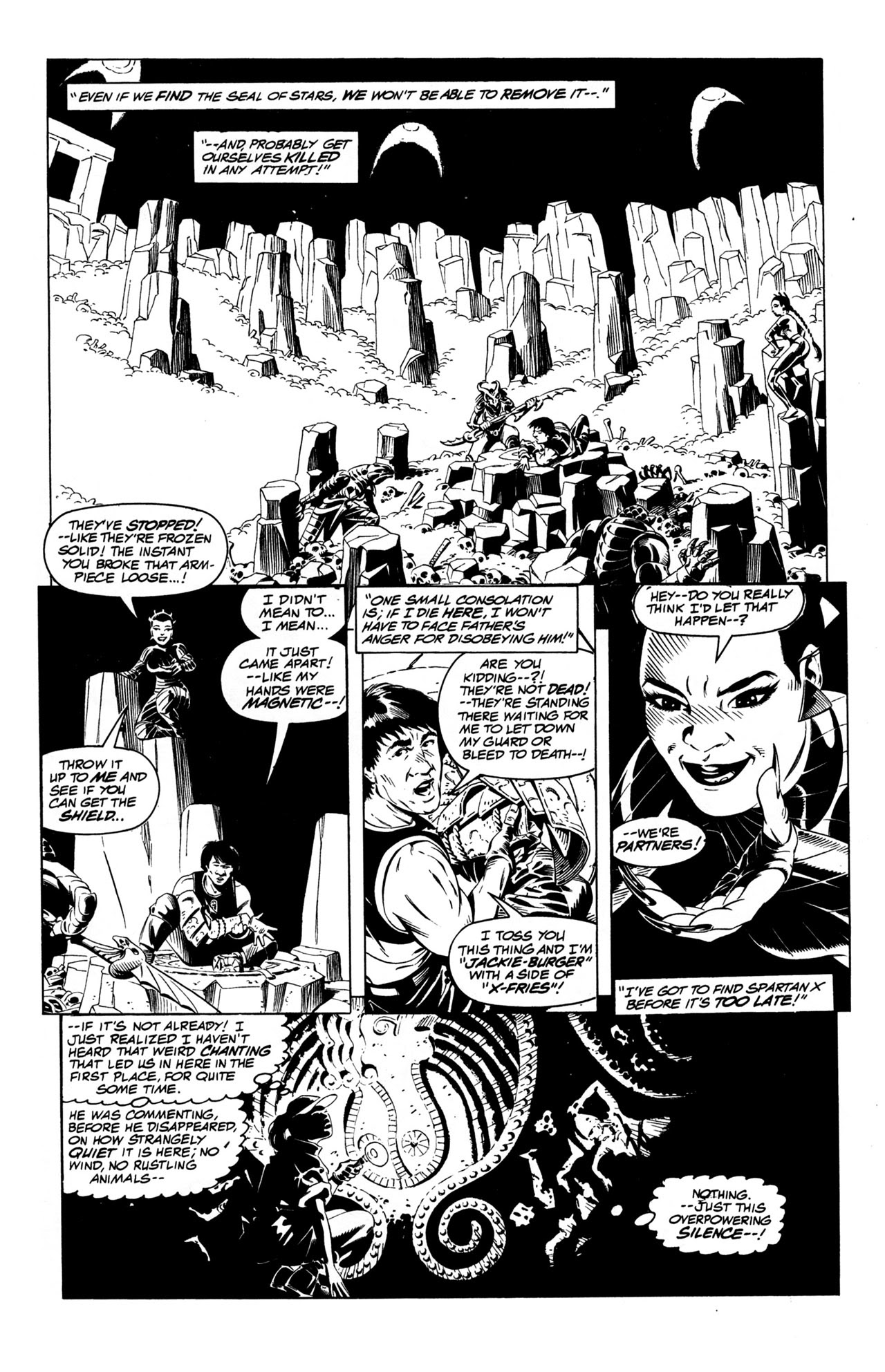 Read online Jackie Chan's Spartan X: Hell Bent Hero For Hire comic -  Issue #4 - 11