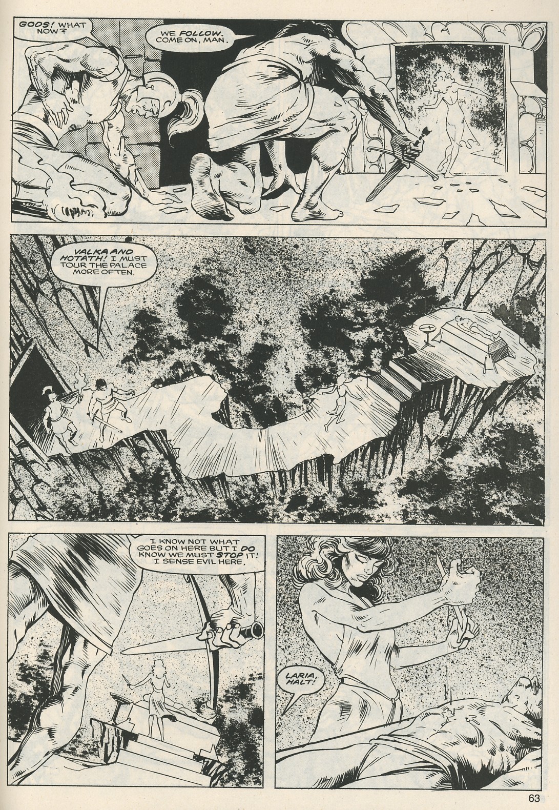 Read online The Savage Sword Of Conan comic -  Issue #124 - 63