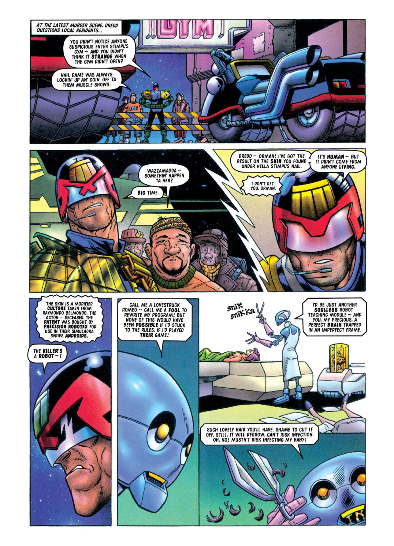 Read online Judge Dredd: The Complete Case Files comic -  Issue # TPB 27 - 153