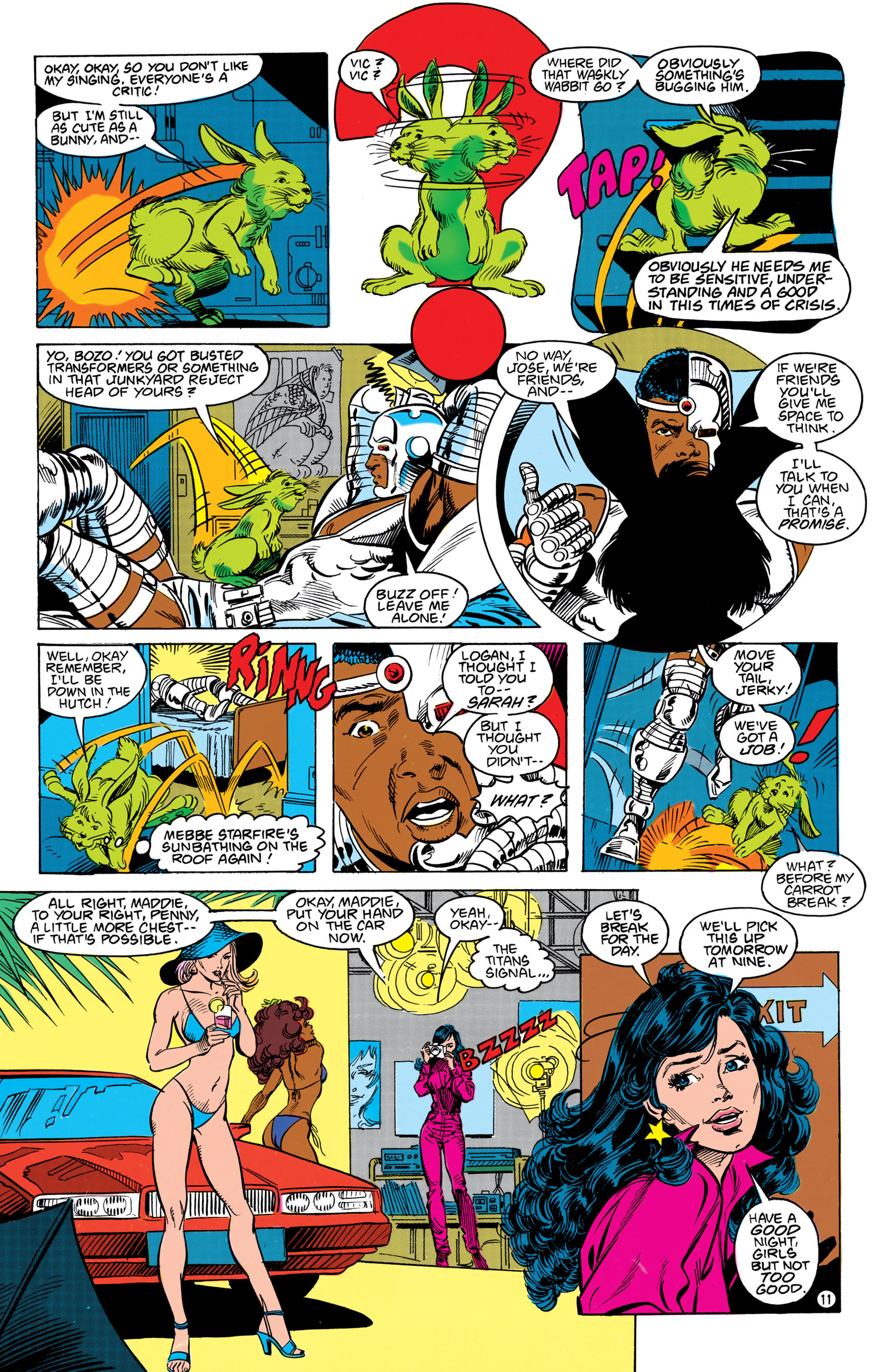 Read online The New Teen Titans (1984) comic -  Issue #41 - 12