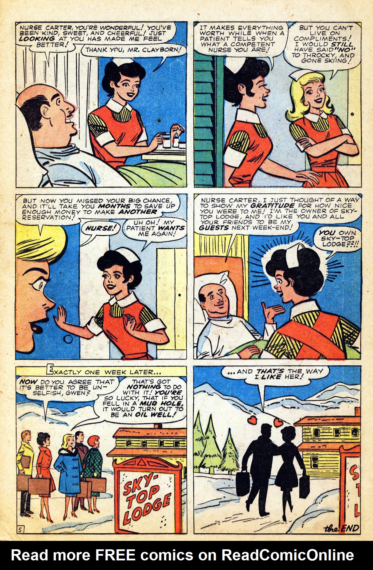 Read online Linda Carter, Student Nurse comic -  Issue #5 - 24