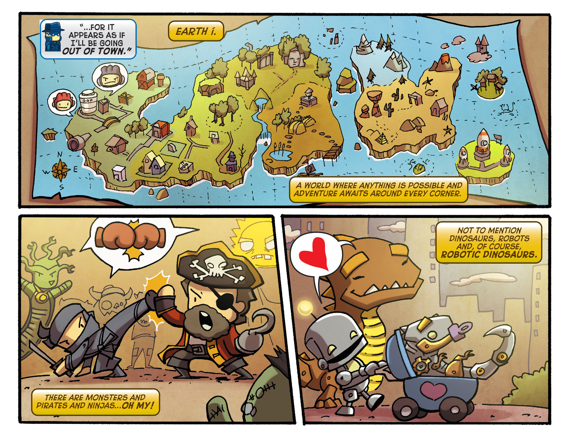 Read online Scribblenauts Unmasked: A Crisis of Imagination comic -  Issue #1 - 11